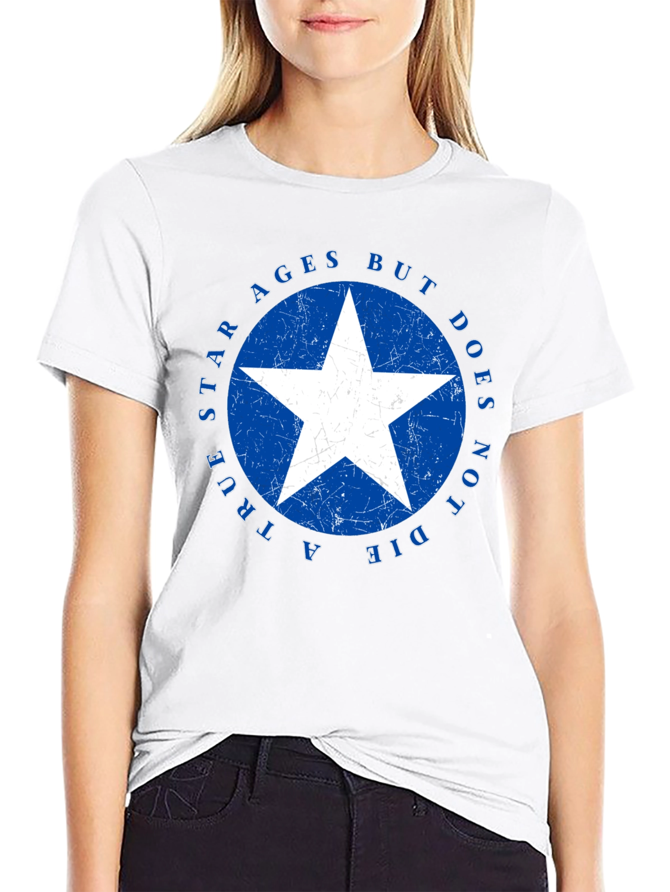 True Star Never Ages Black T-Shirt
