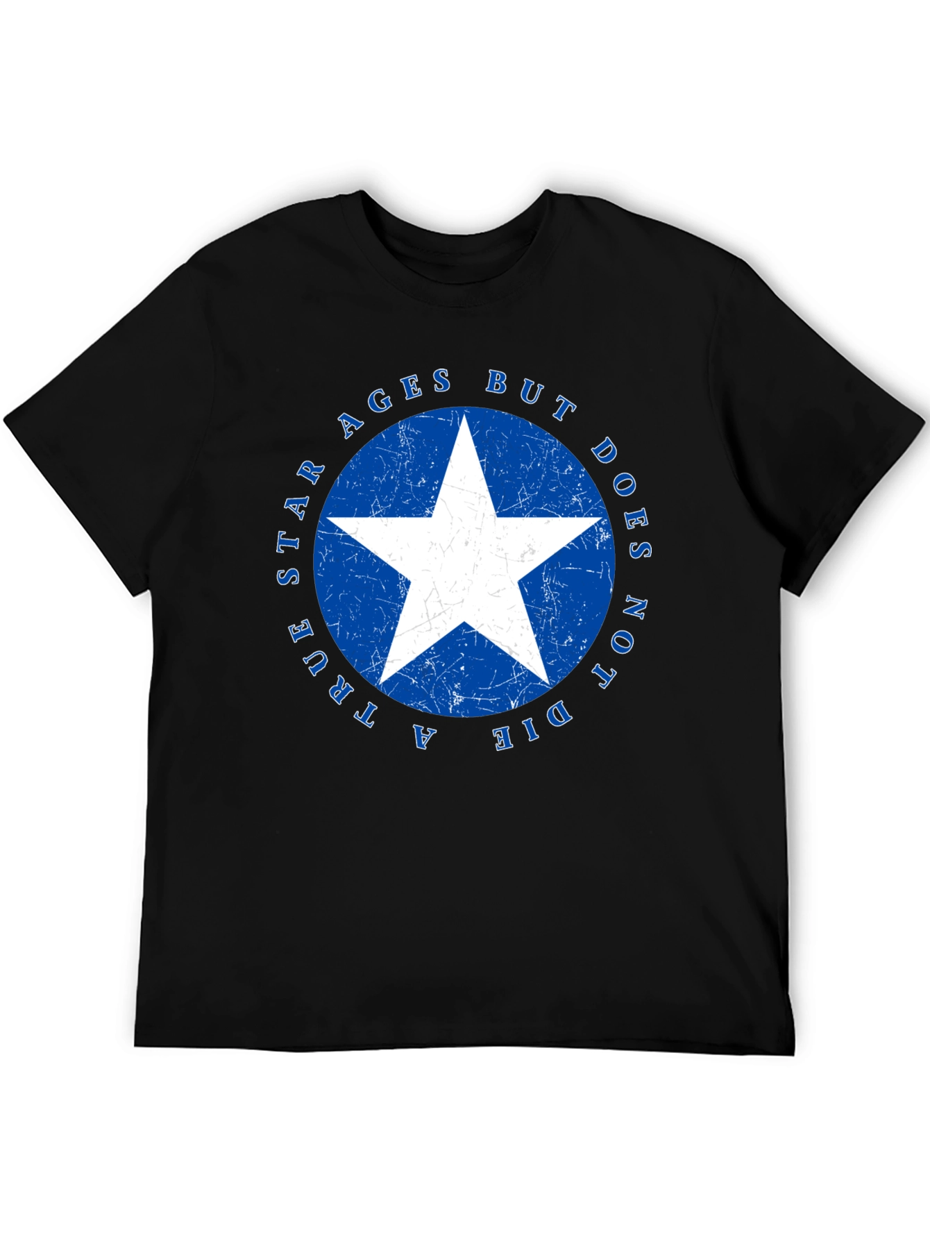 True Star Never Ages Black T-Shirt