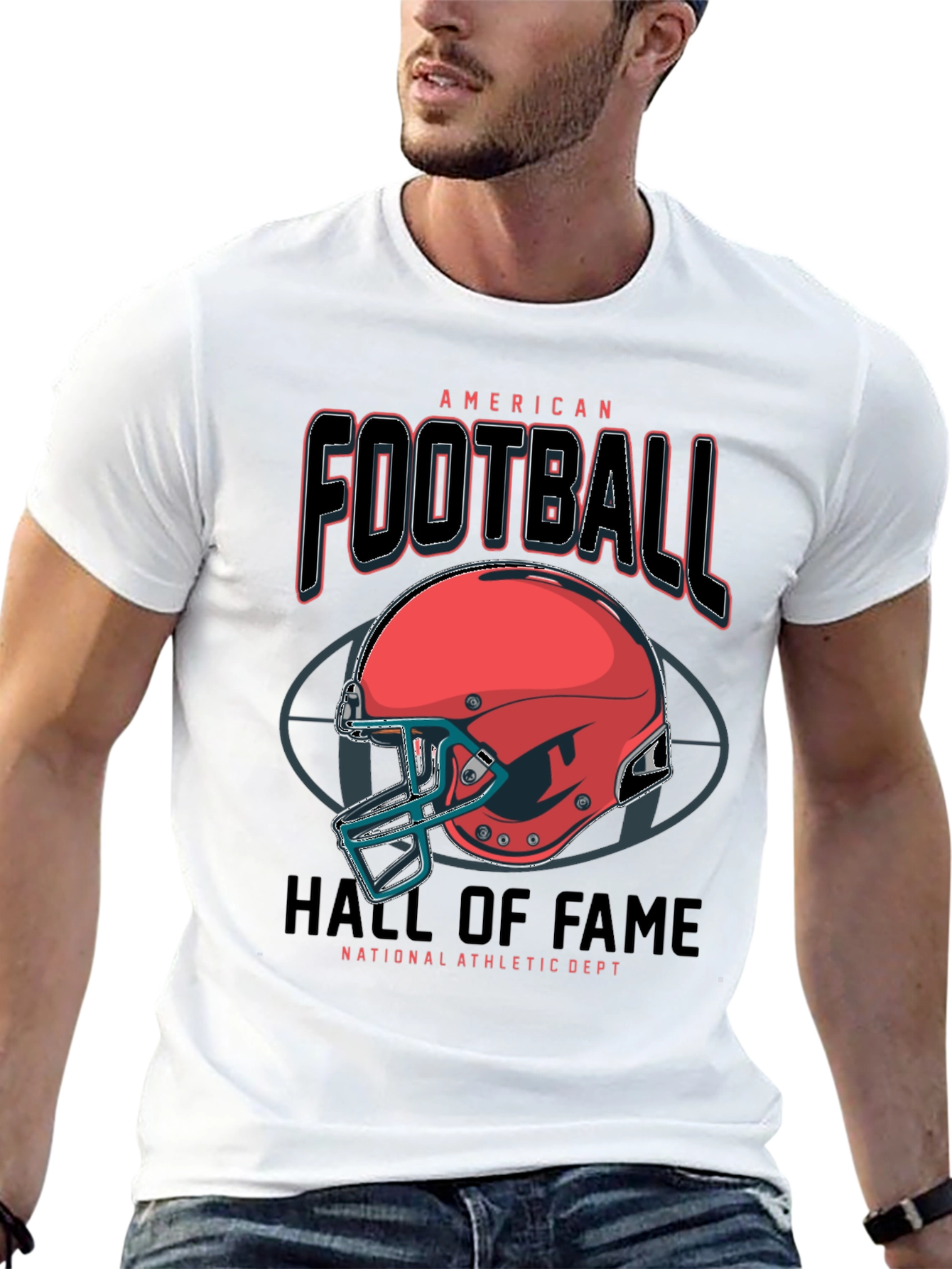American Football Hall of Fame Graphic T-Shirt