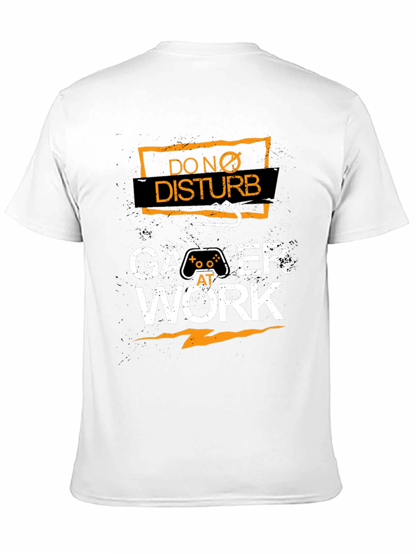 Gamer At Work Black Graphic Tee