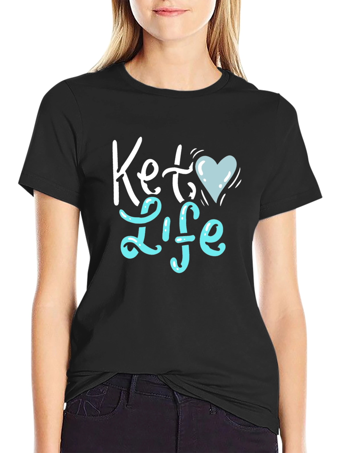 Keto Life Graphic Tee - Black Unisex T-Shirt