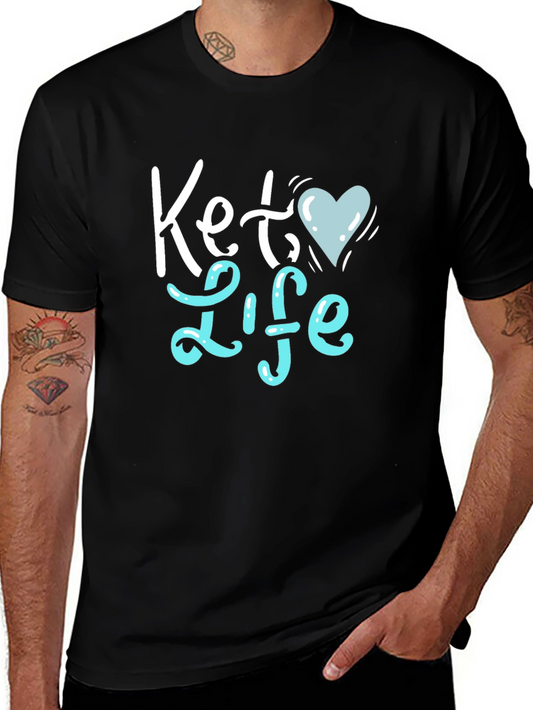 Keto Life Graphic Tee - Black Unisex T-Shirt