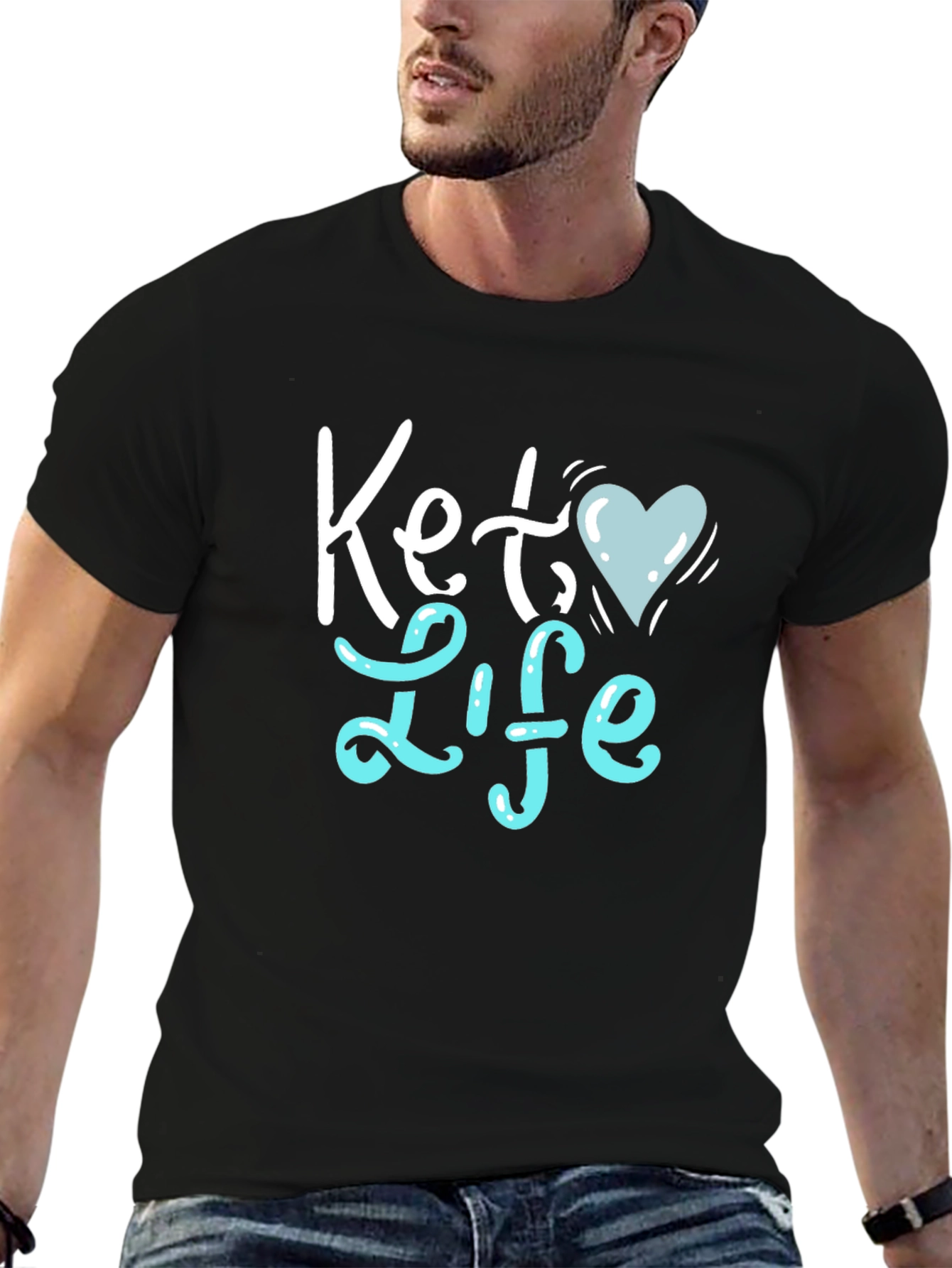 Keto Life Graphic Tee - Black Unisex T-Shirt