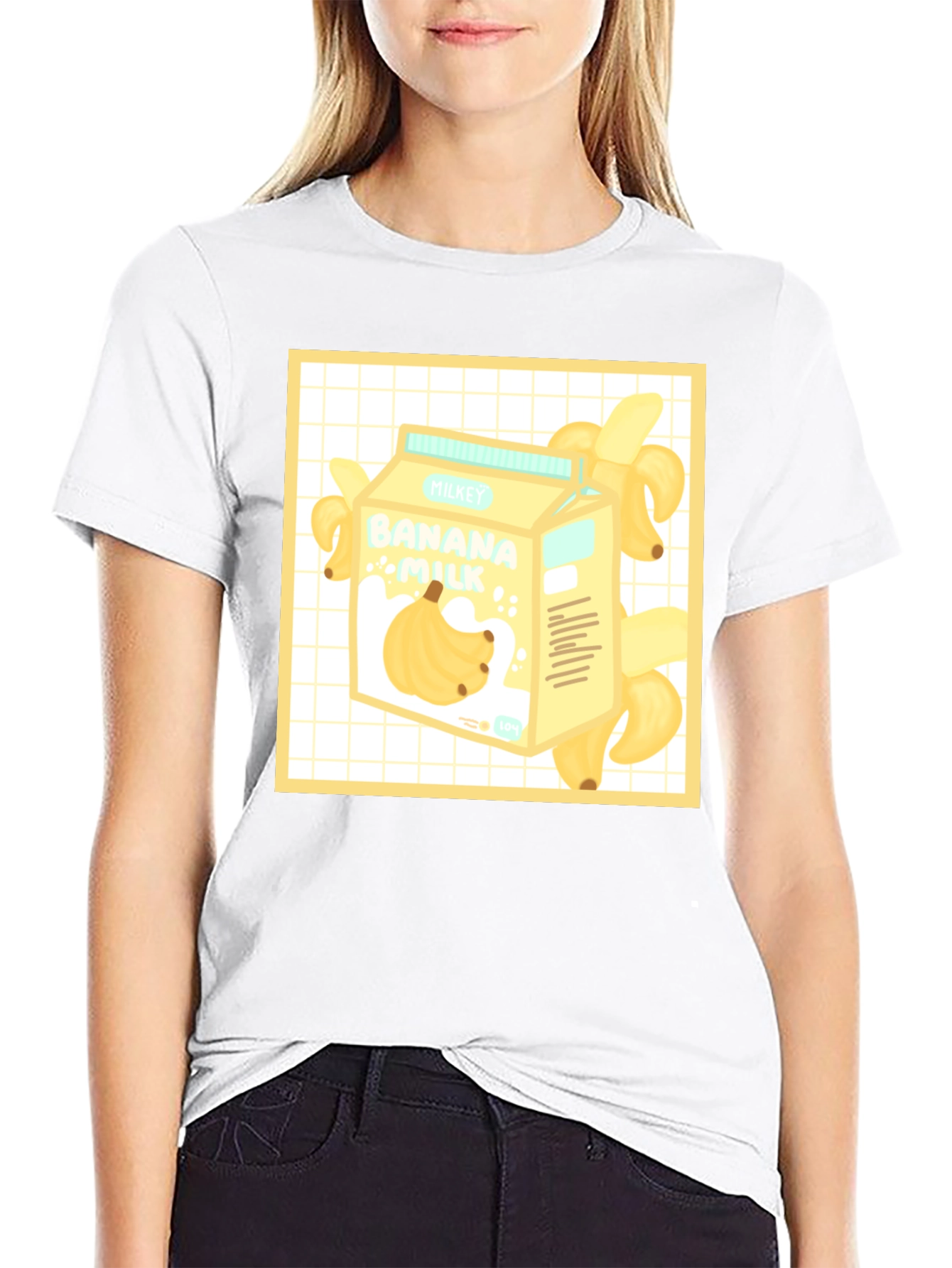 Banana Milk T-Shirt - Kawaii Style