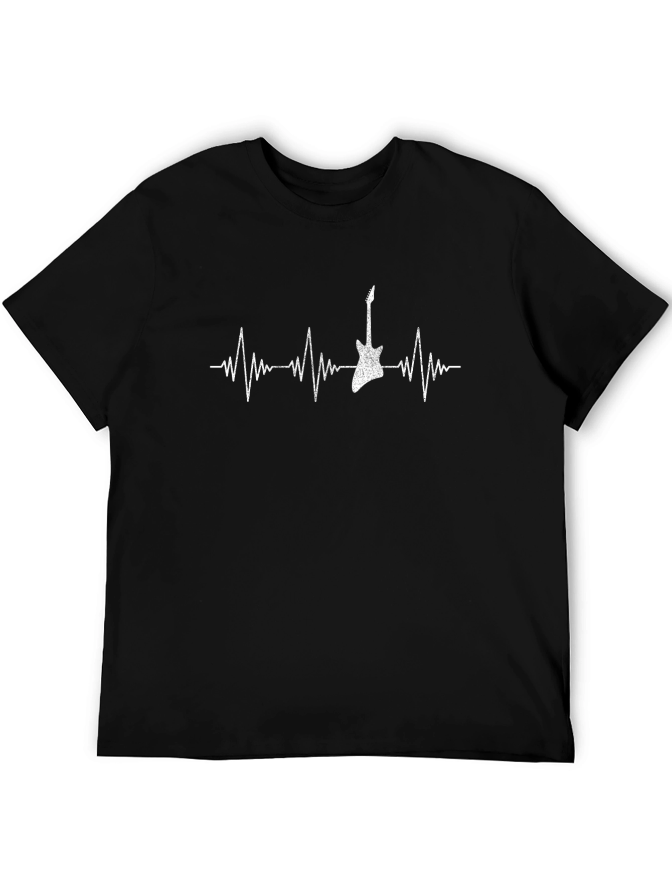 Guitar Heartbeat T-Shirt - Music Lover Tee