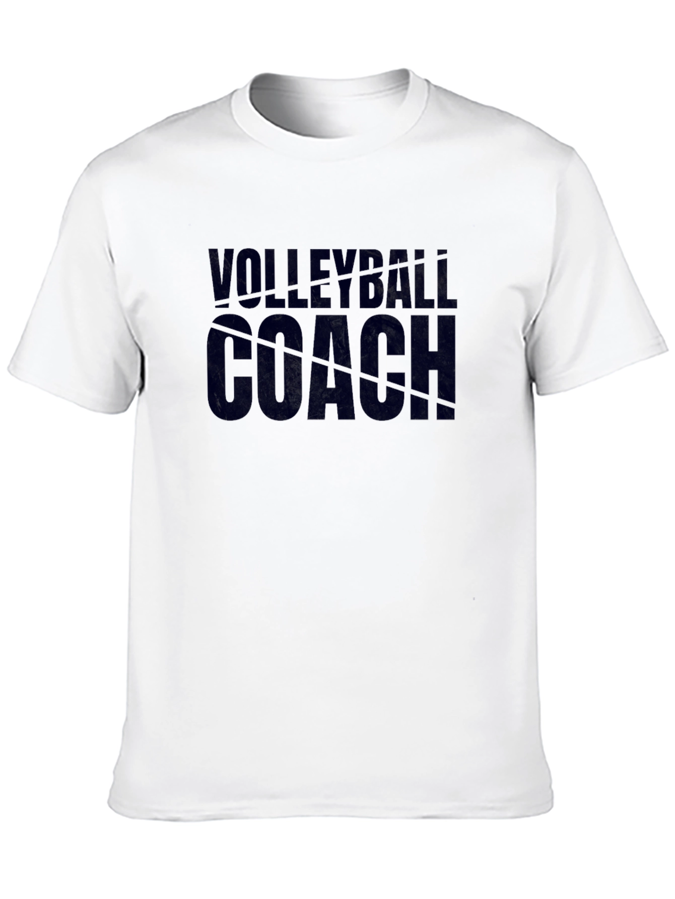 Volleyball Coach Graphic Tee - Black