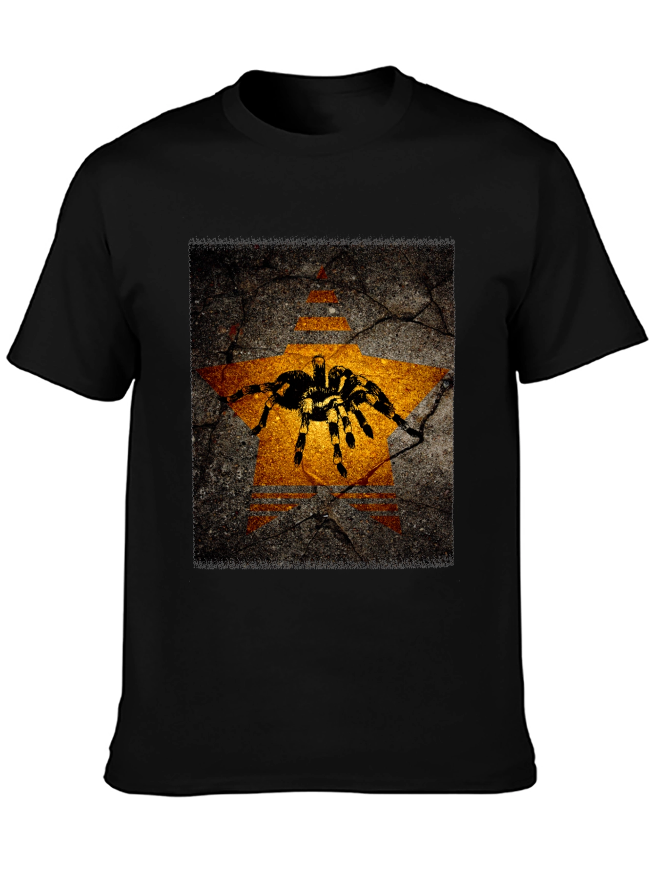 Tarantula Star Graphic Black T-Shirt