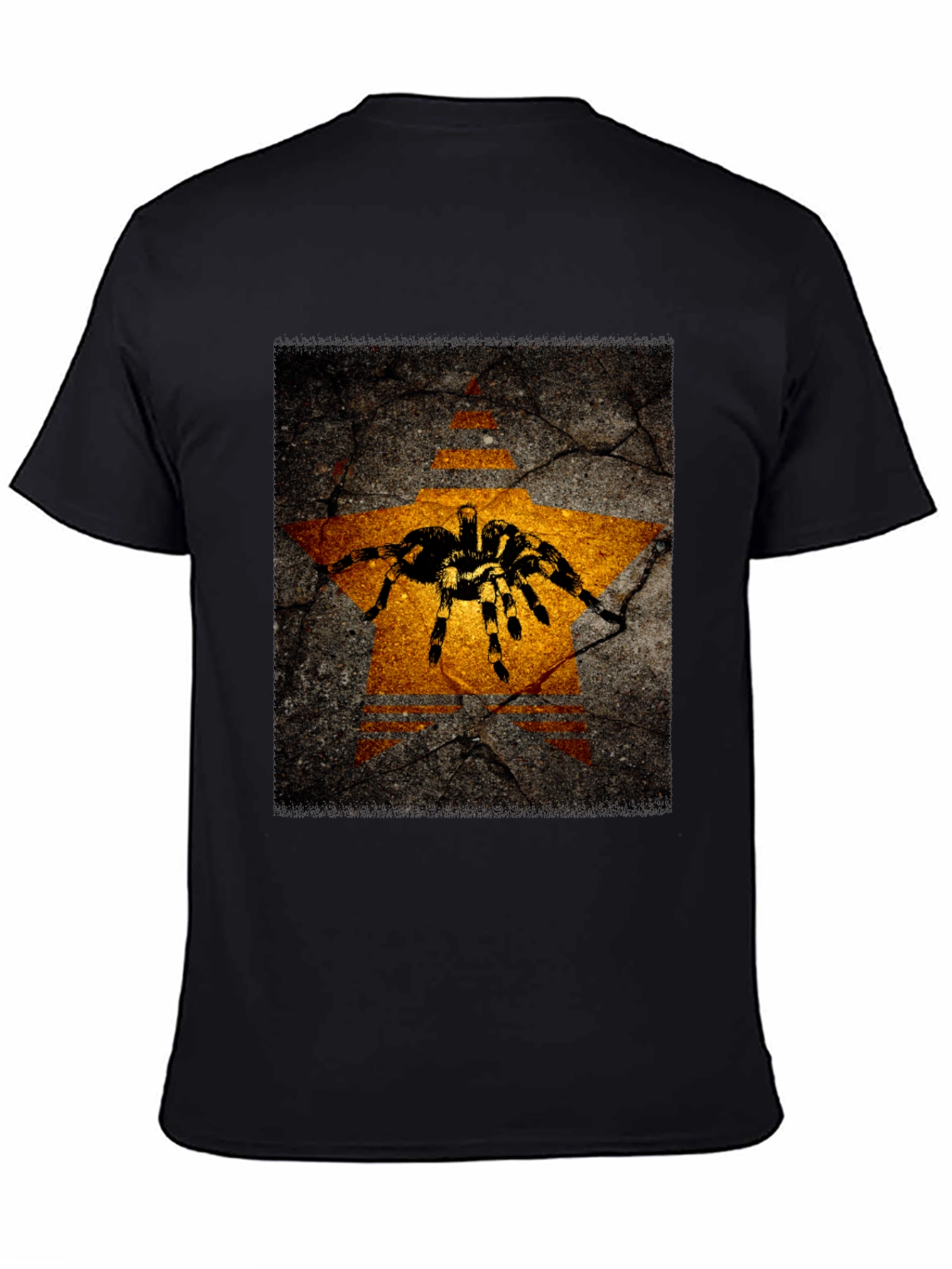 Tarantula Star Graphic Black T-Shirt