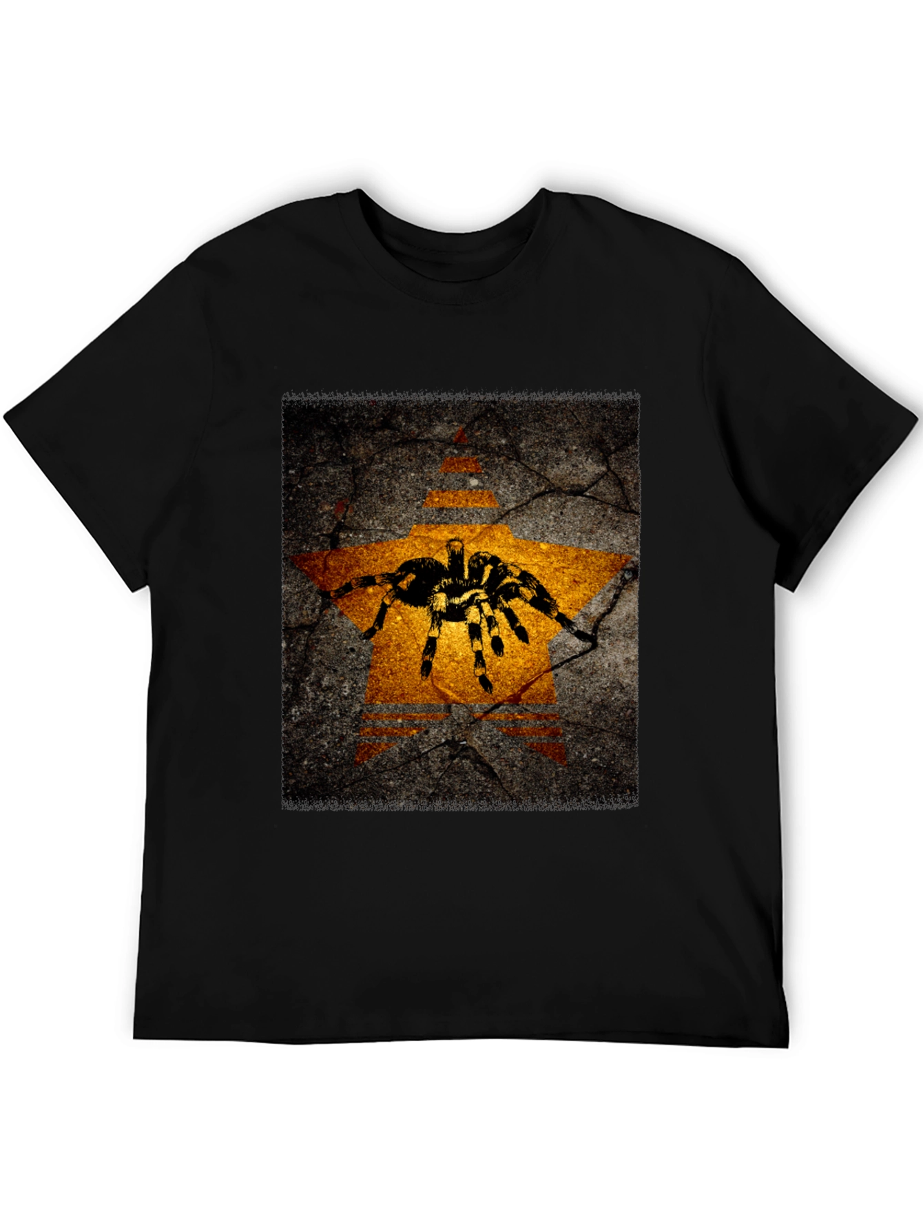 Tarantula Star Graphic Black T-Shirt