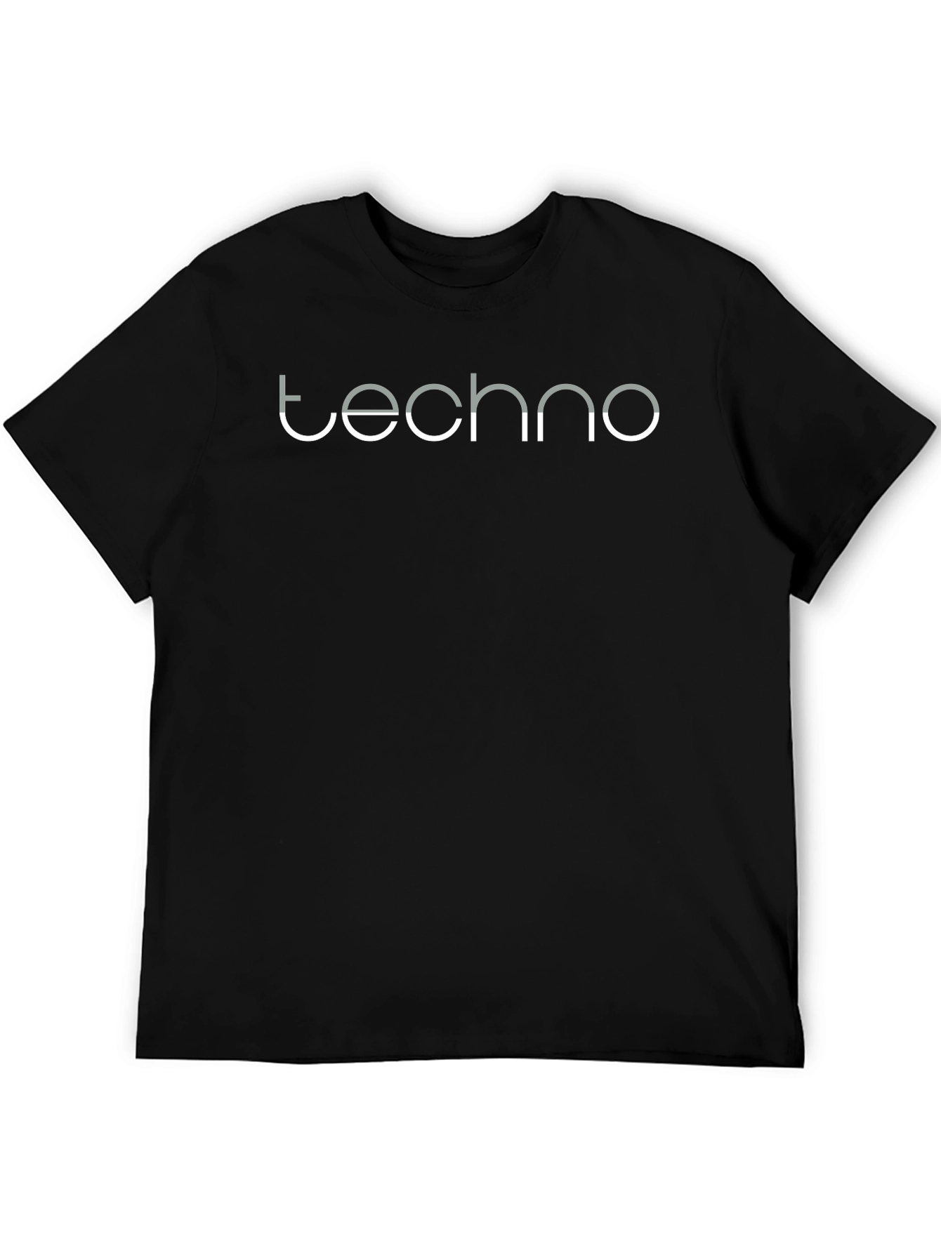 Techno Black T-Shirt | Music Lover
