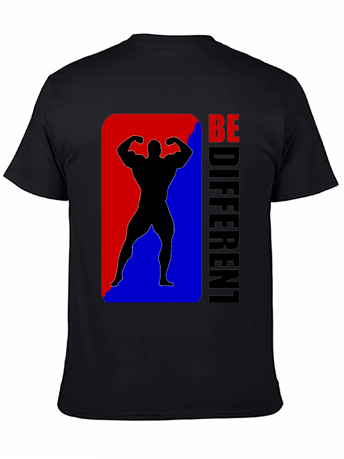 Be Different Bodybuilder Graphic Tee