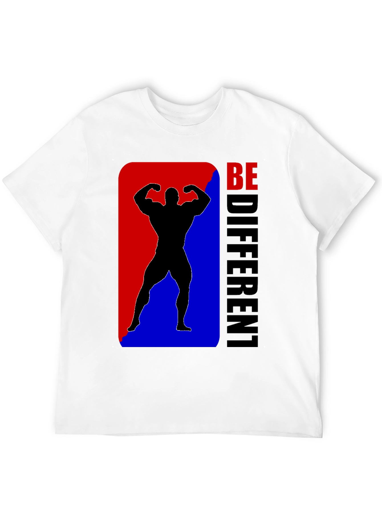 Be Different Bodybuilder Graphic Tee