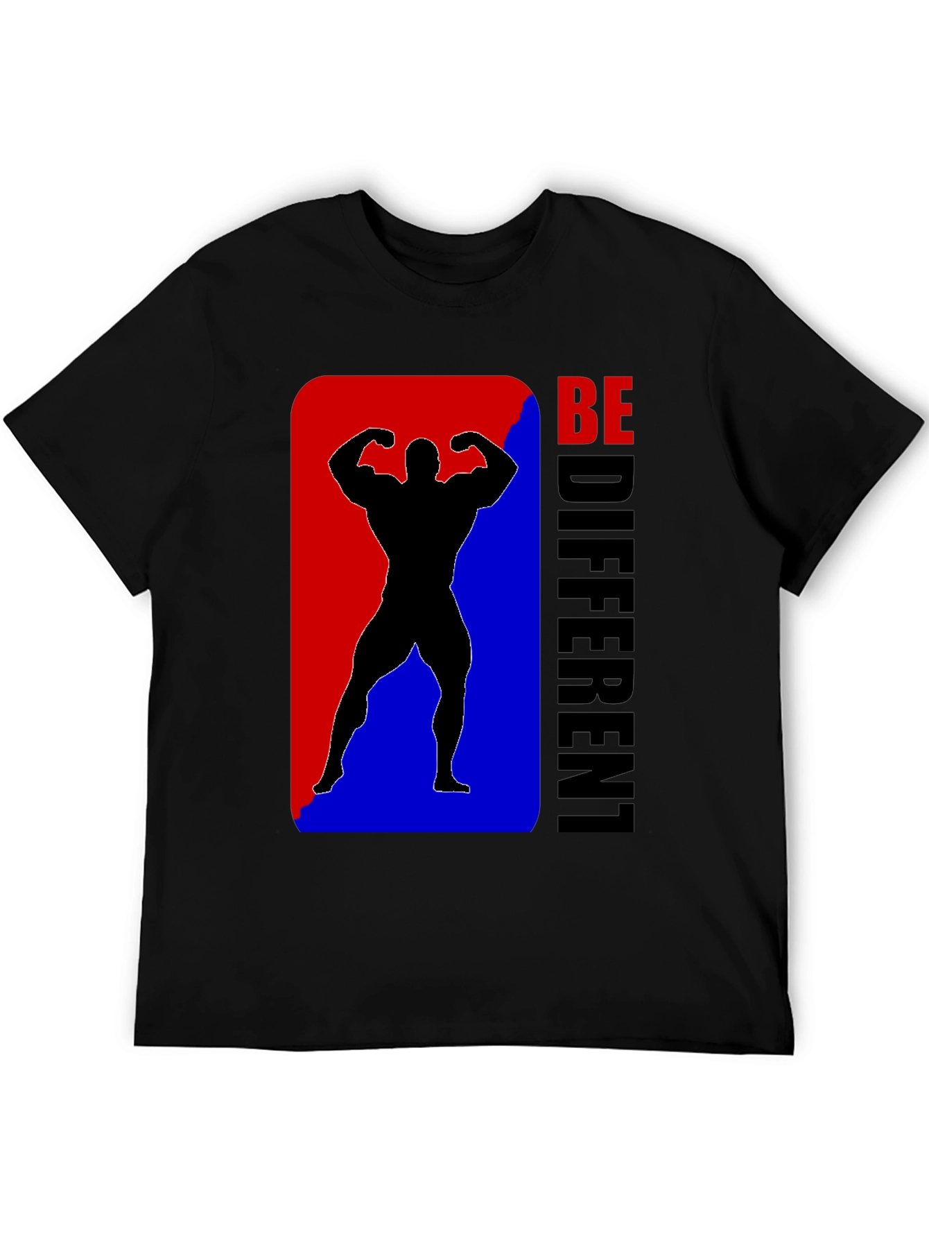 Be Different Bodybuilder Graphic Tee
