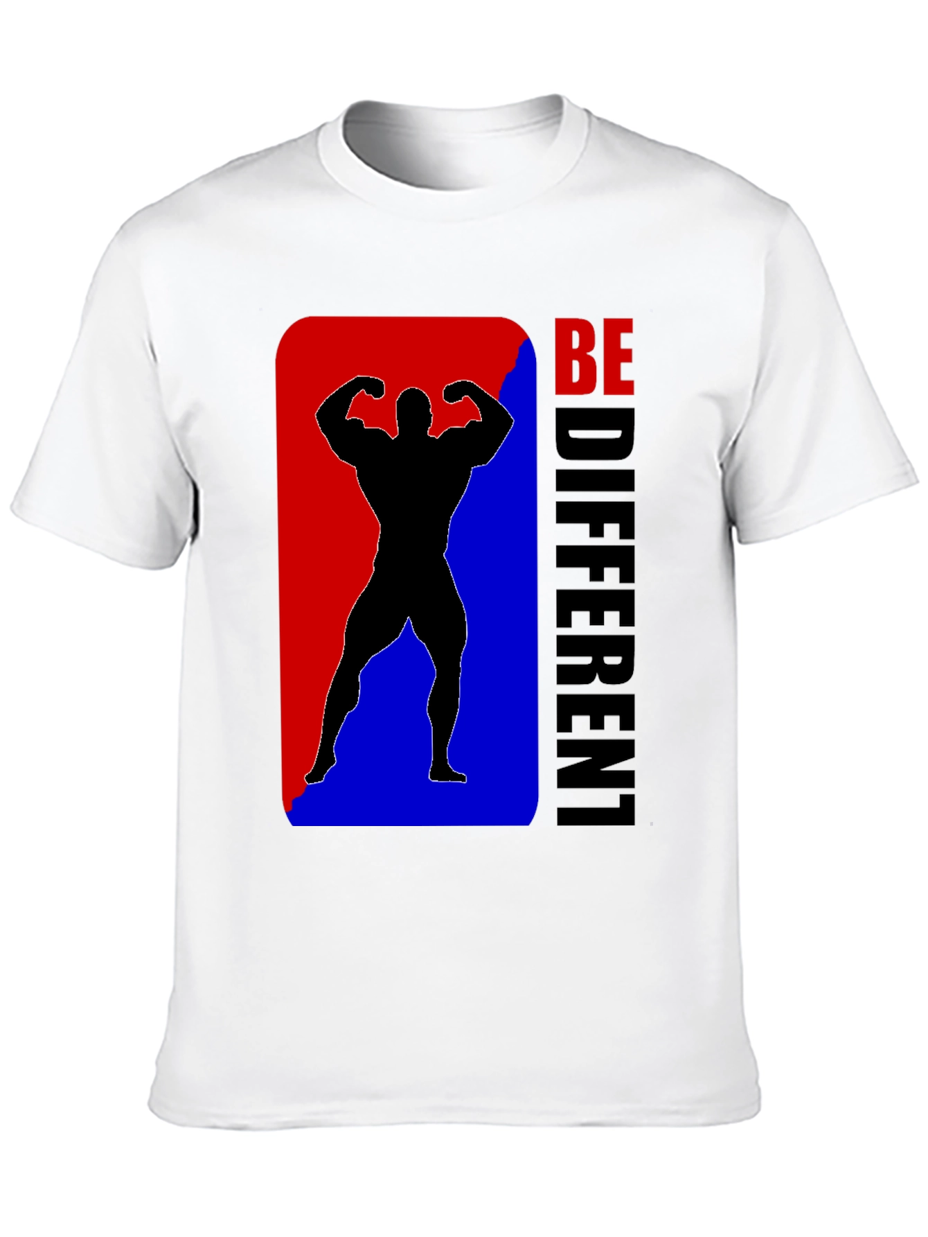 Be Different Bodybuilder Graphic Tee