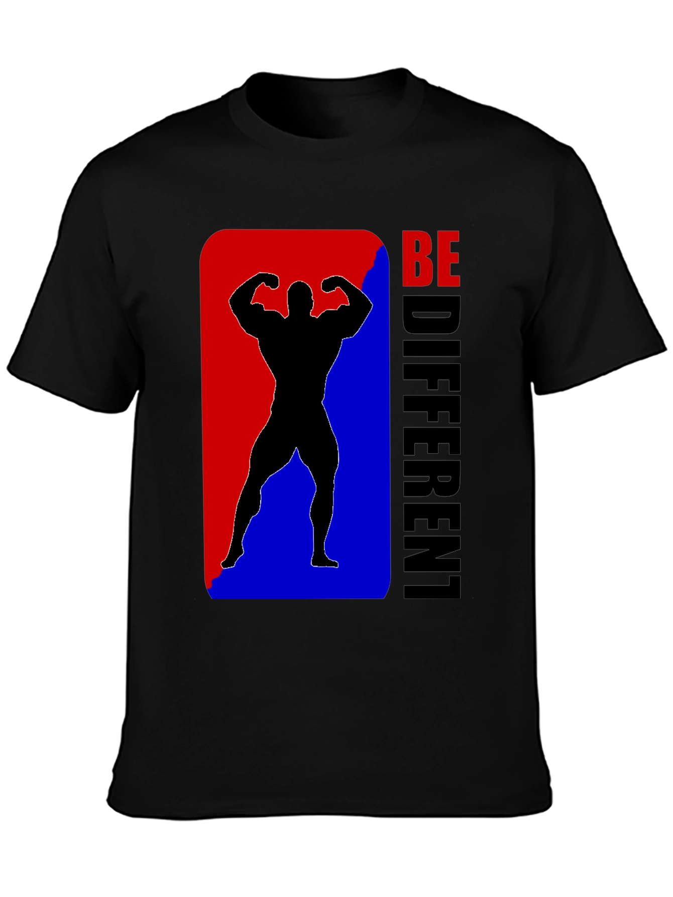 Be Different Bodybuilder Graphic Tee