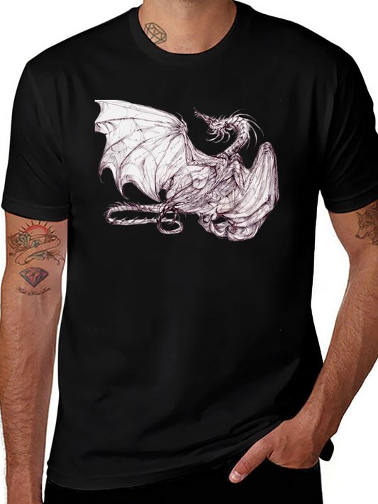 Dragon Graphic T-Shirt - Fantasy Tee