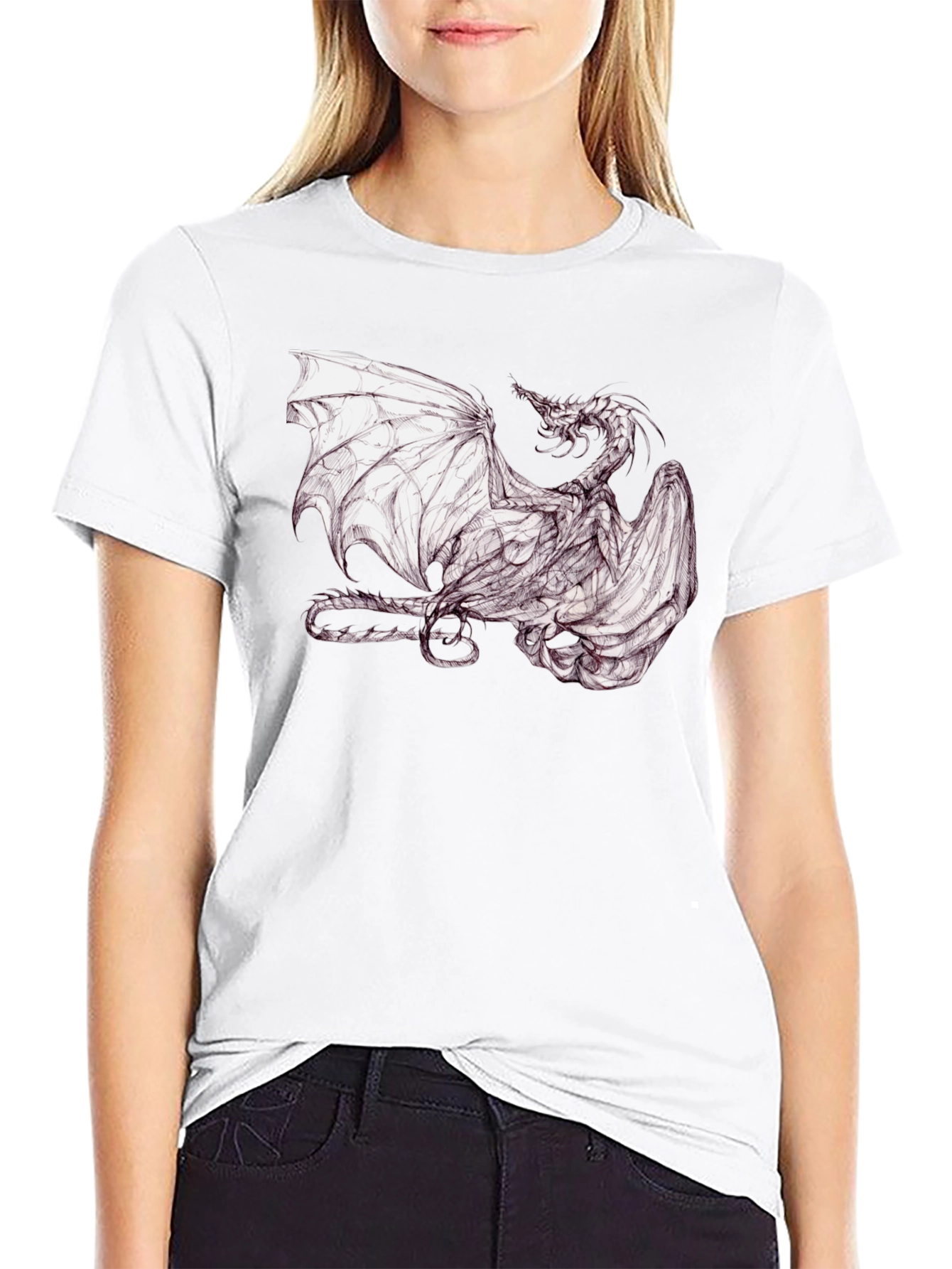 Dragon Graphic T-Shirt - Fantasy Tee