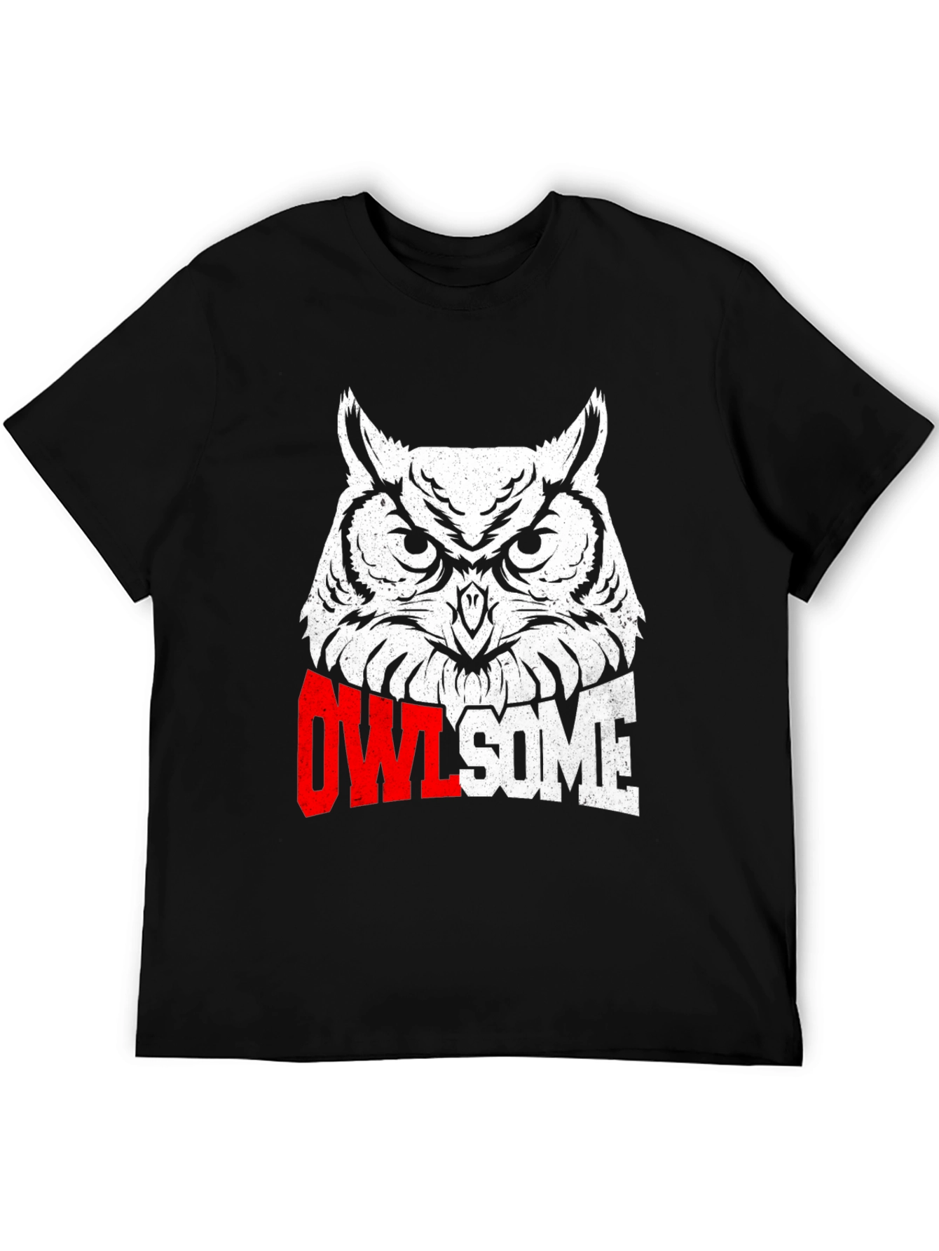Owl-some Graphic Print T-Shirt
