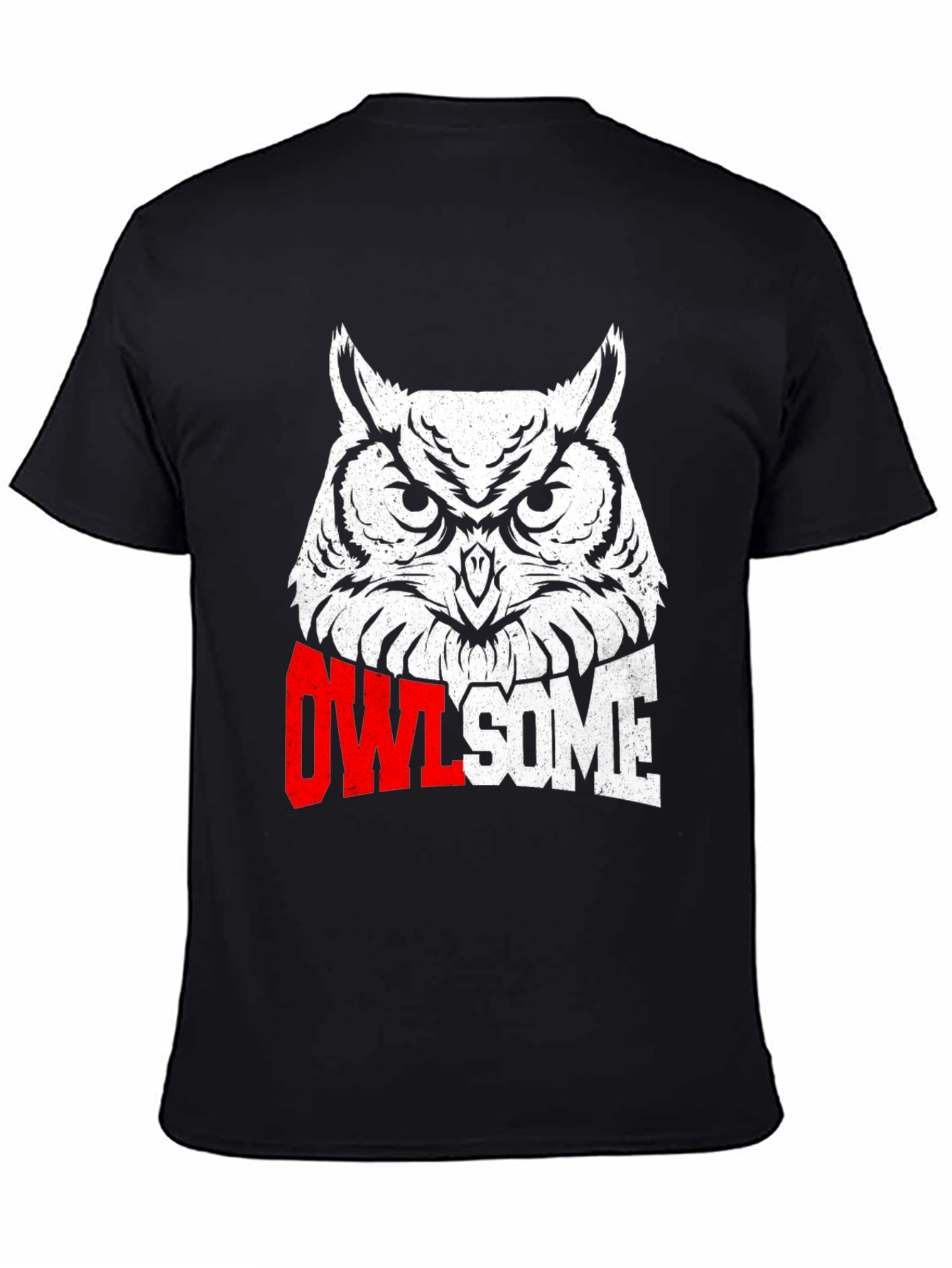Owl-some Graphic Print T-Shirt