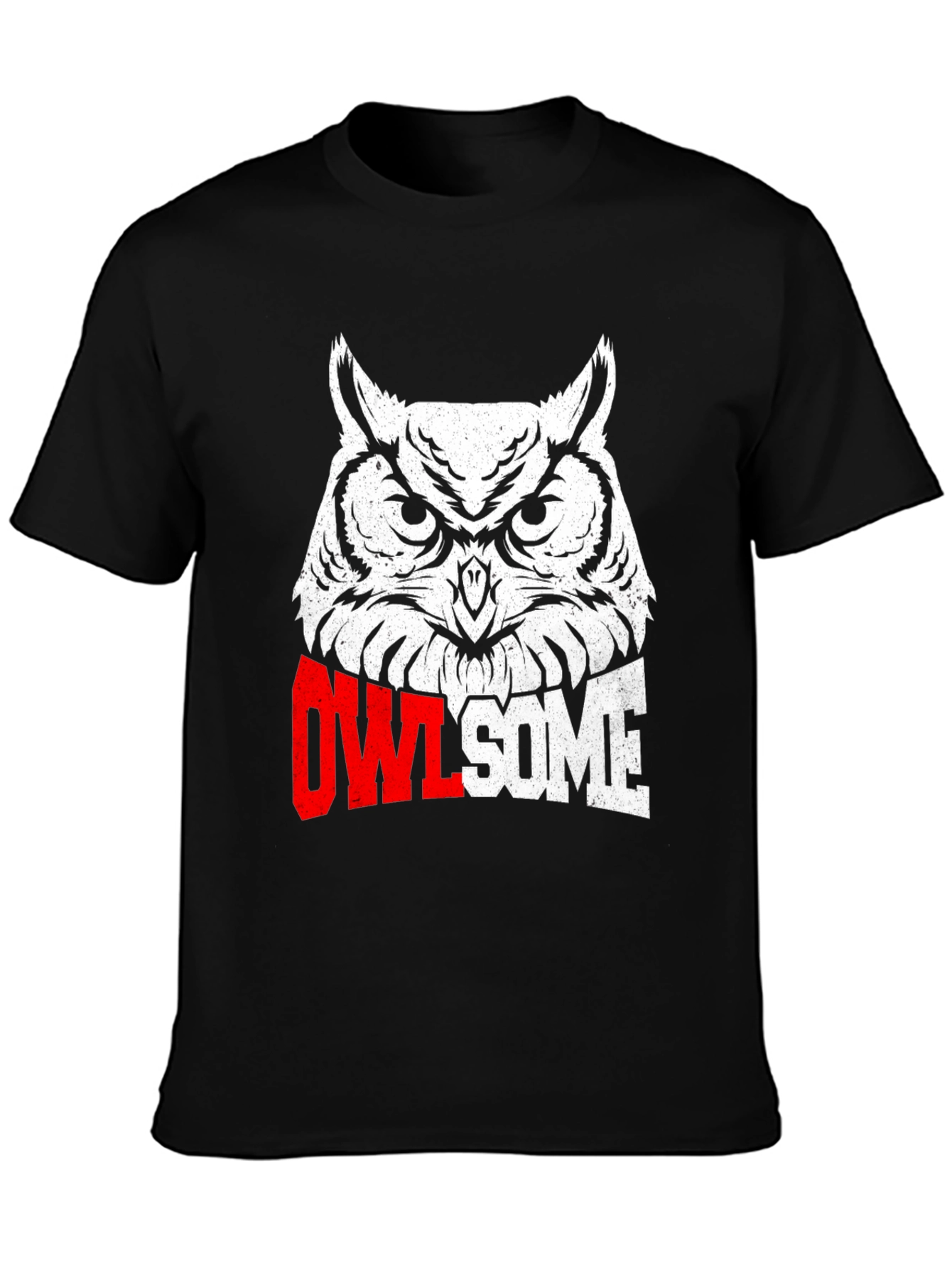 Owl-some Graphic Print T-Shirt