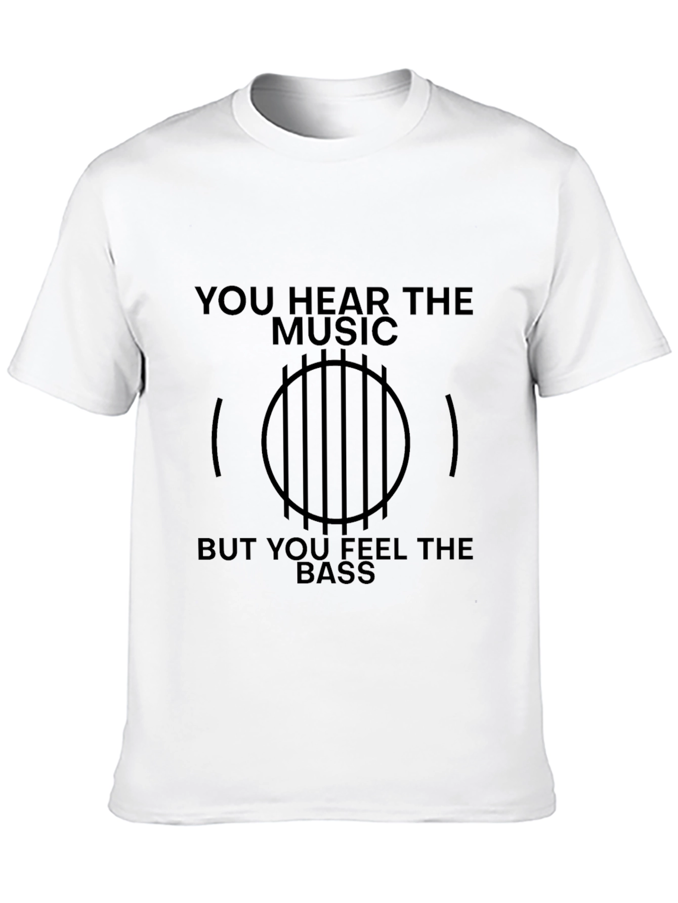 Music Lovers Graphic Tee - Feel the Bass!