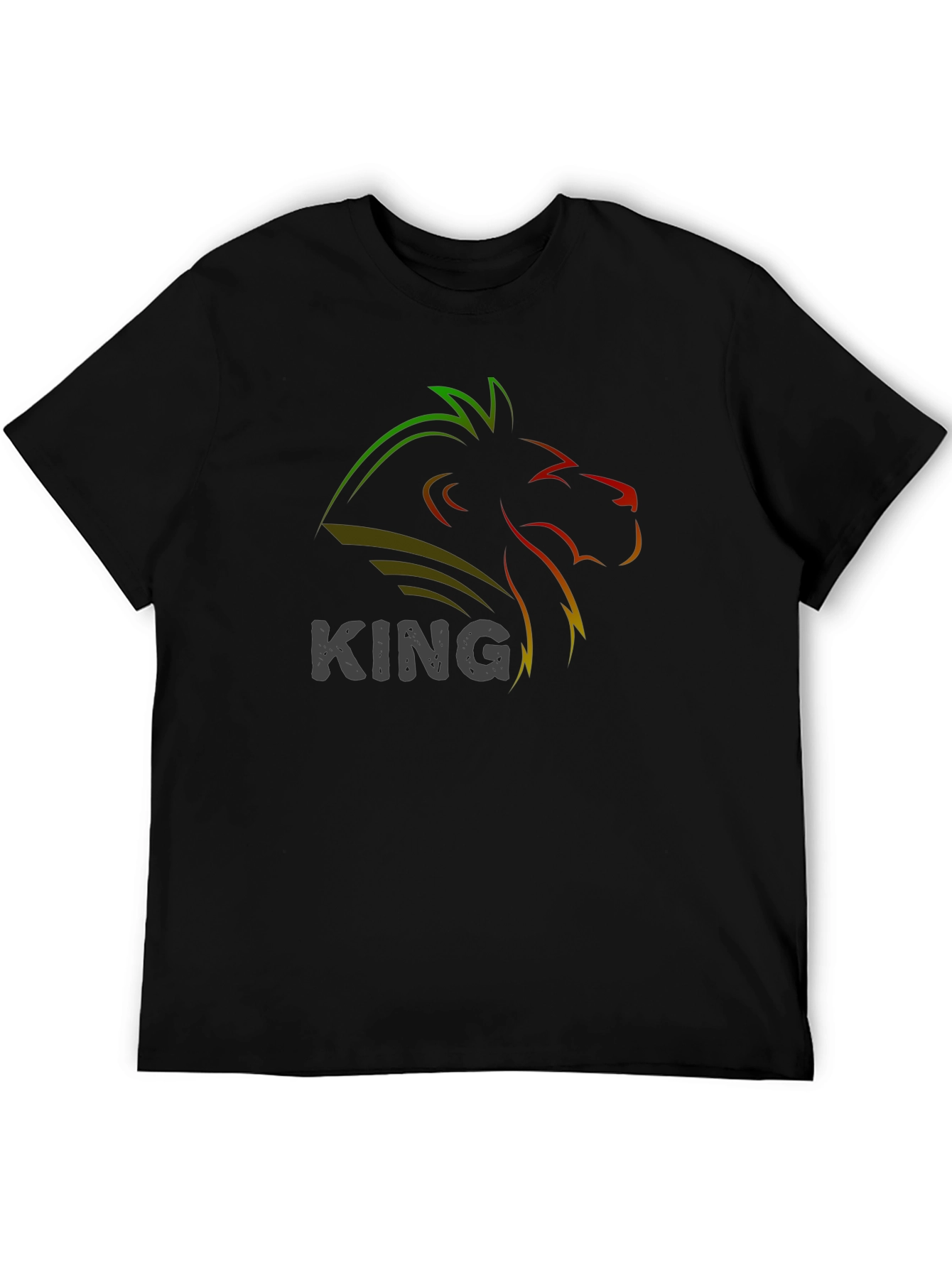 Lion King Graphic Black T-Shirt