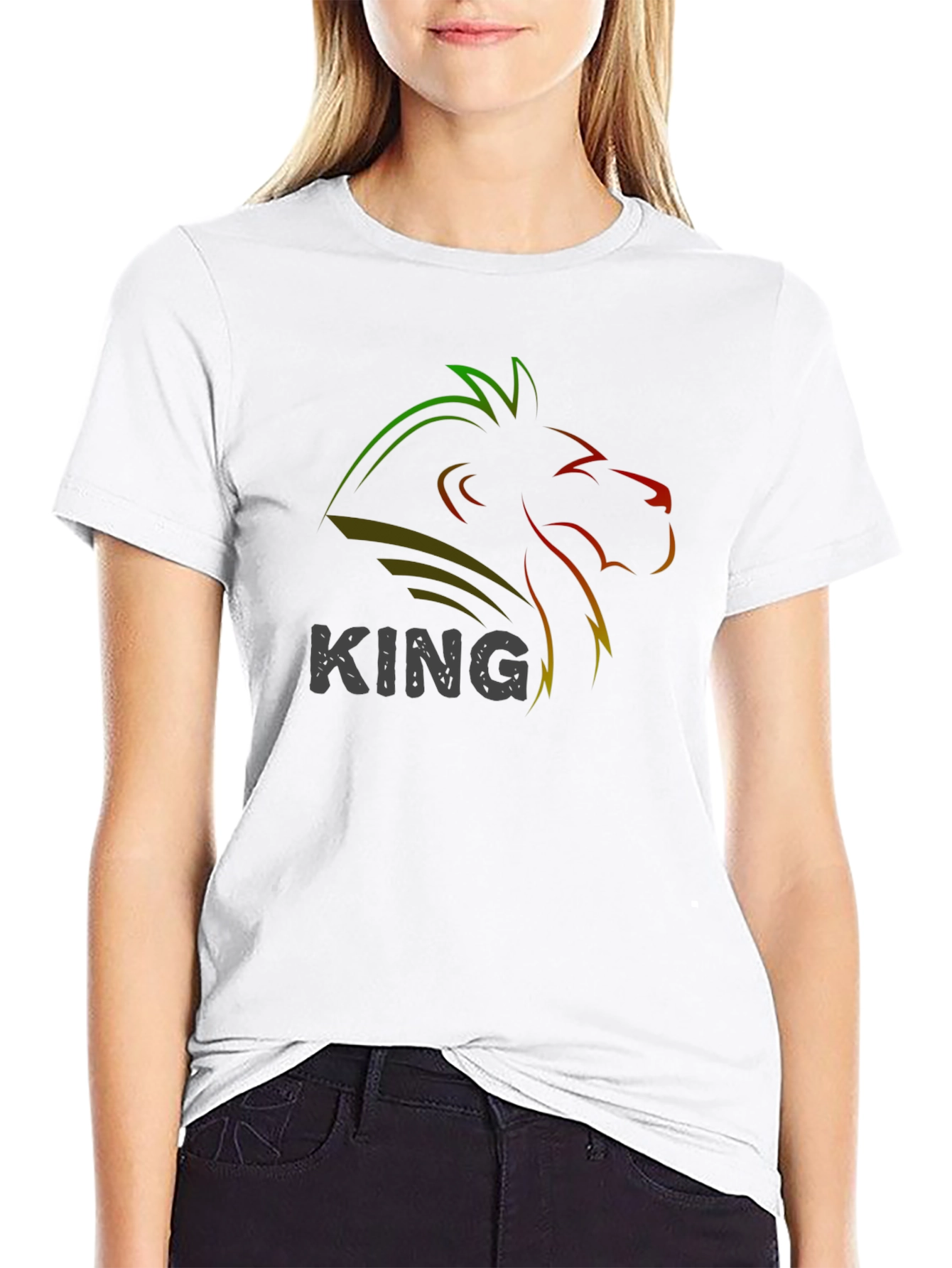 Lion King Graphic Black T-Shirt
