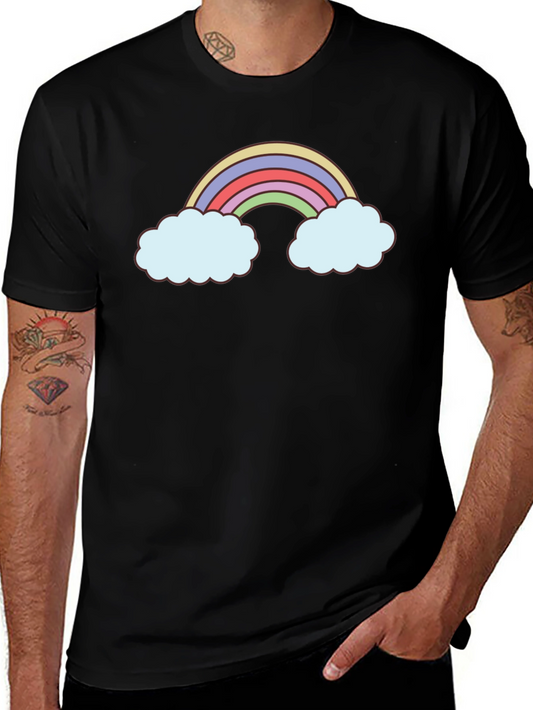 Rainbow Cloud Graphic T-Shirt