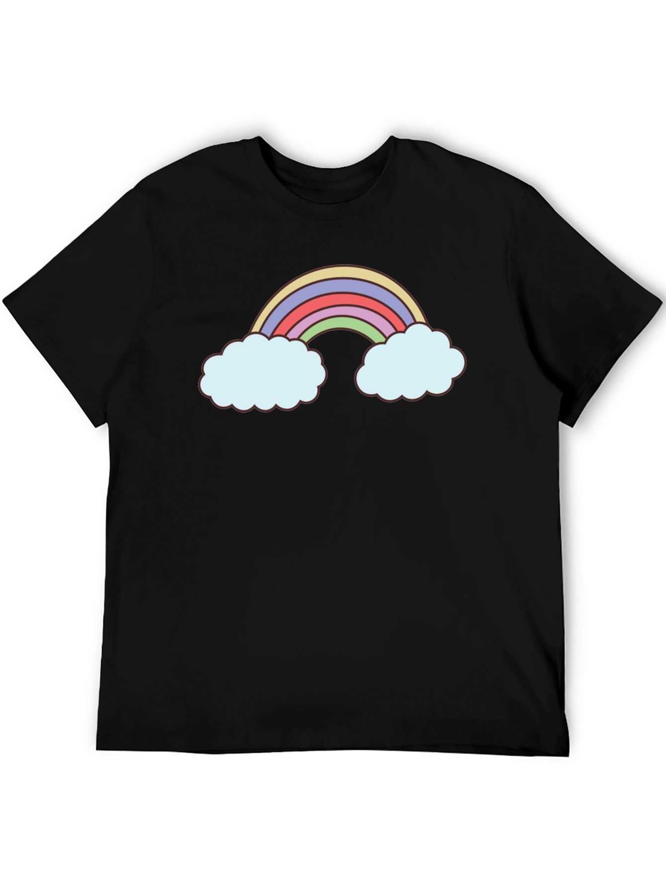 Rainbow Cloud Graphic T-Shirt
