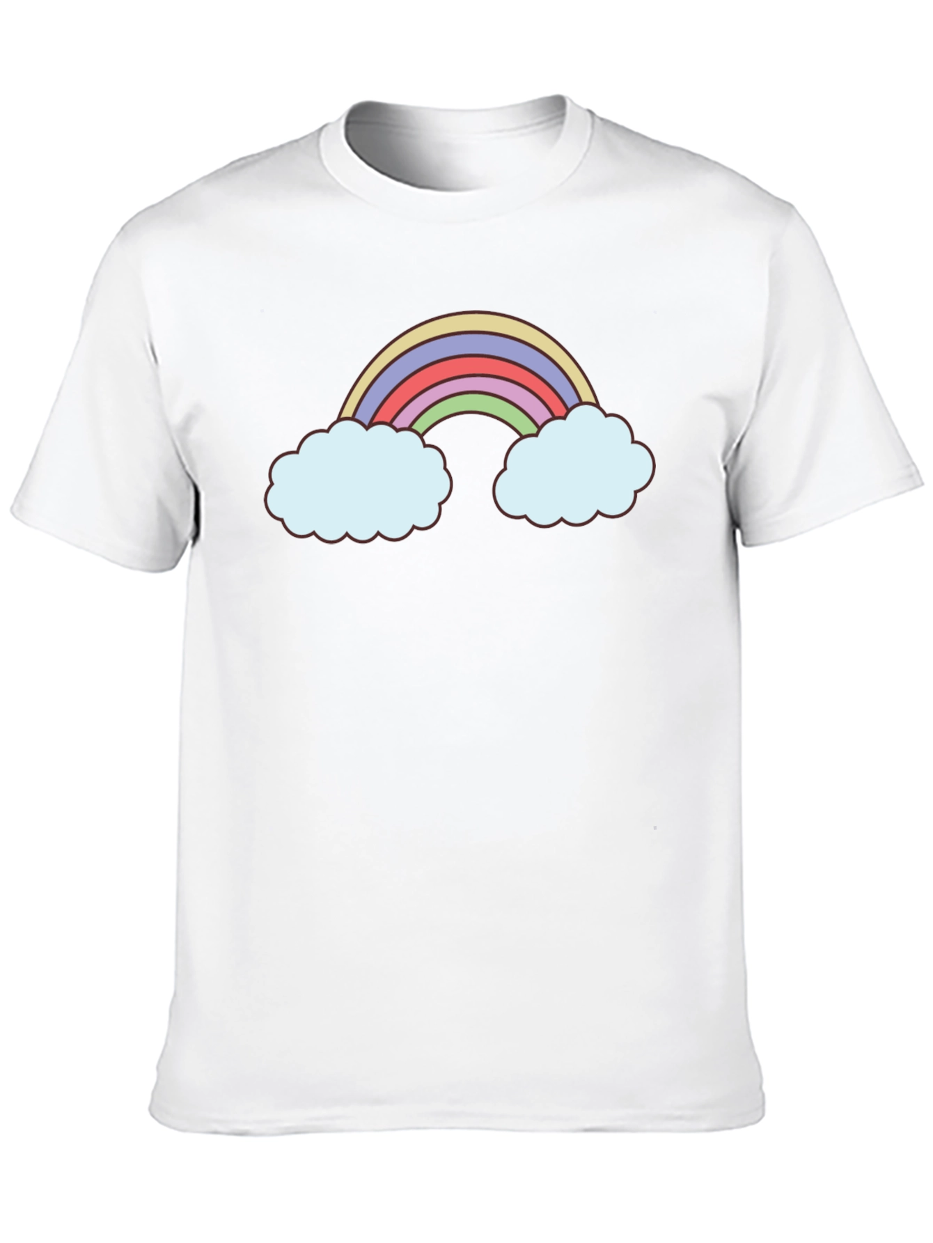 Rainbow Cloud Graphic T-Shirt