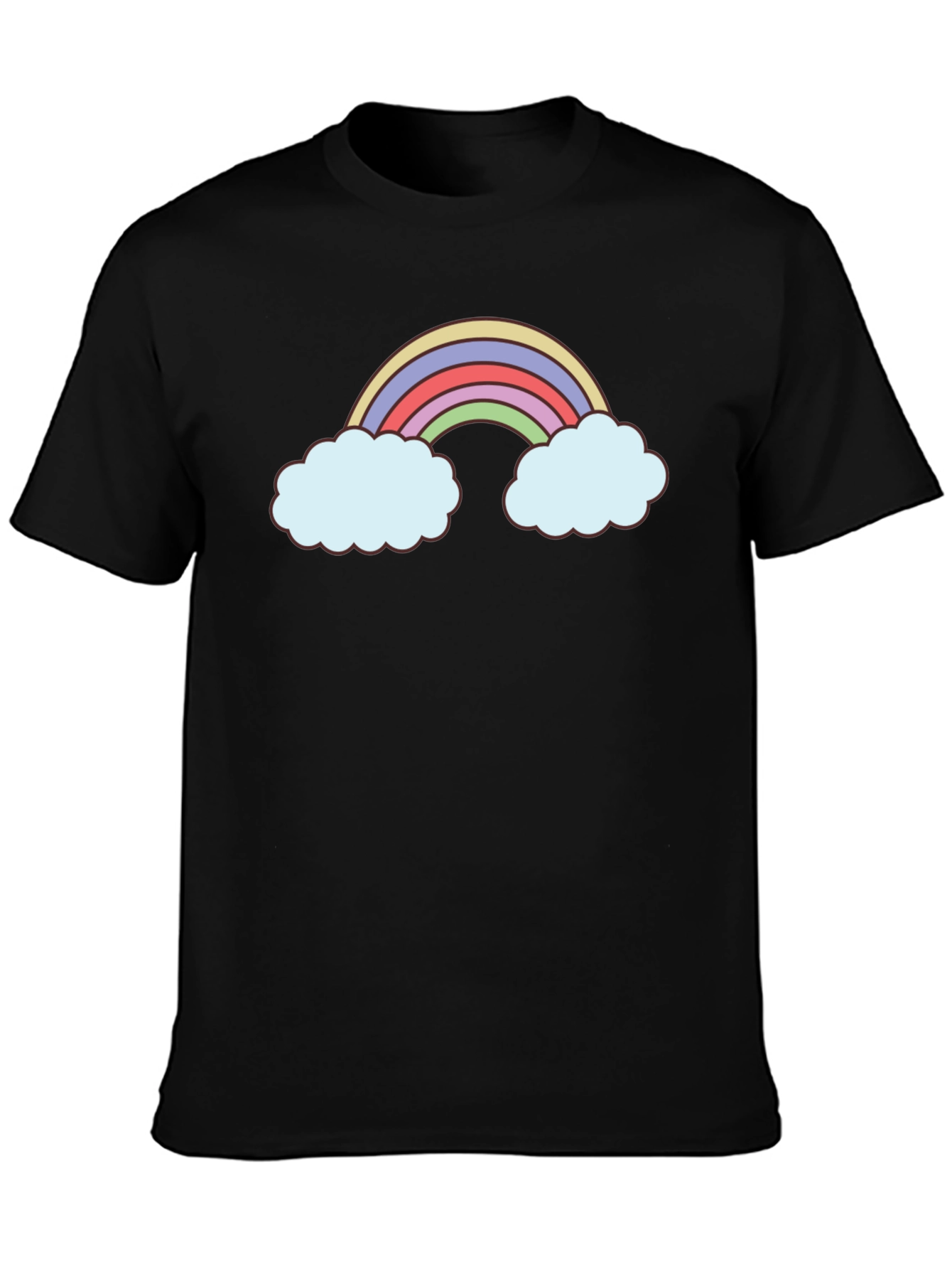 Rainbow Cloud Graphic T-Shirt