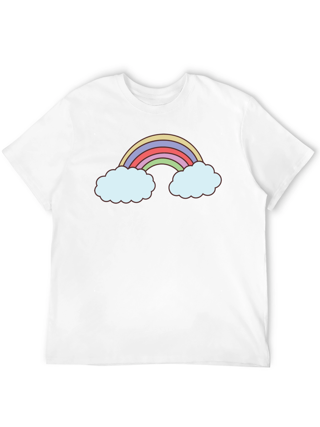 Rainbow Cloud Graphic T-Shirt