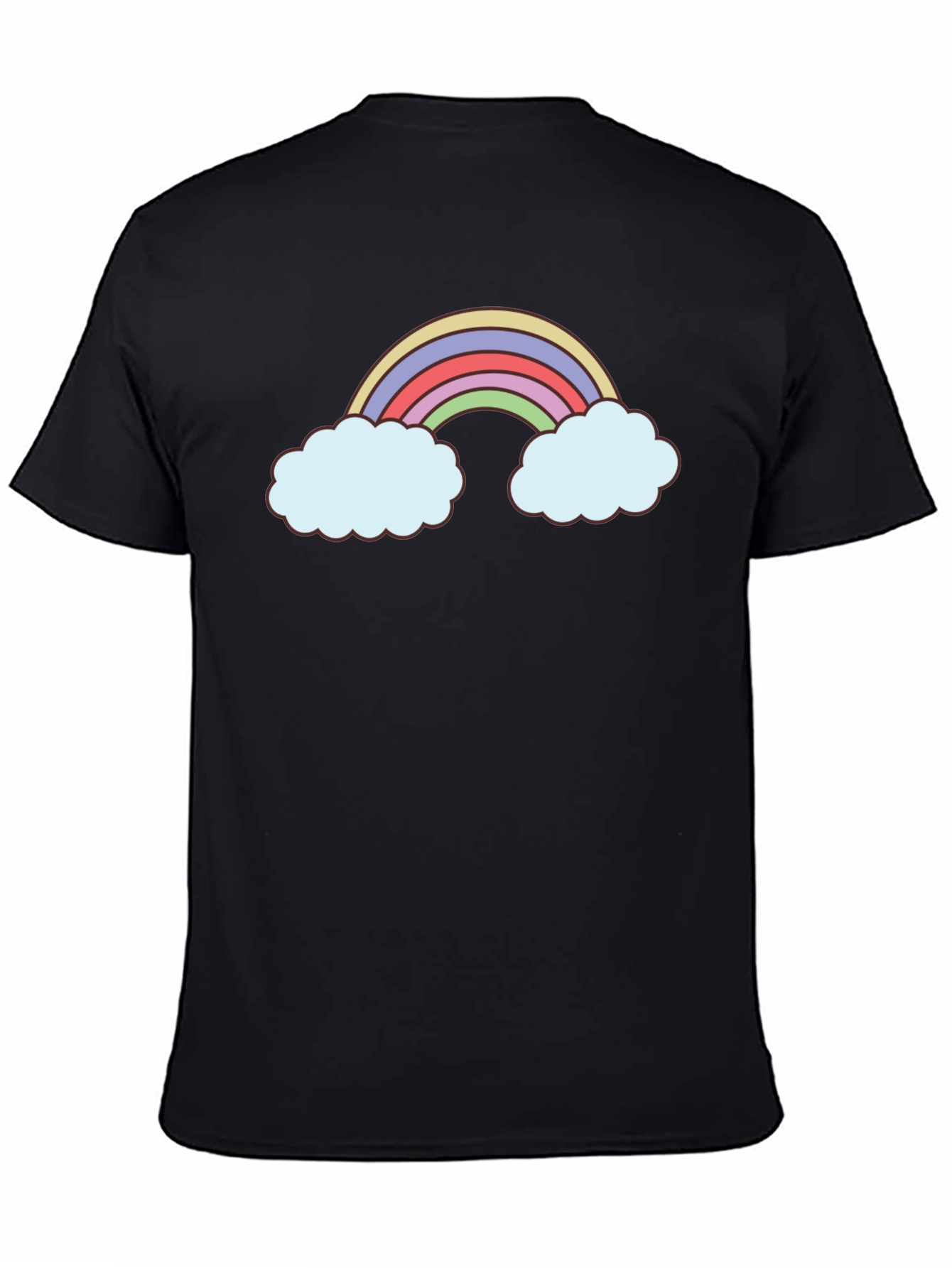 Rainbow Cloud Graphic T-Shirt