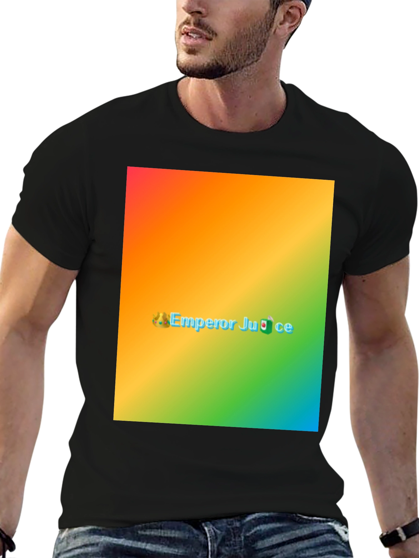 Emperor Juice Rainbow T-Shirt - Novelty Graphic Tee