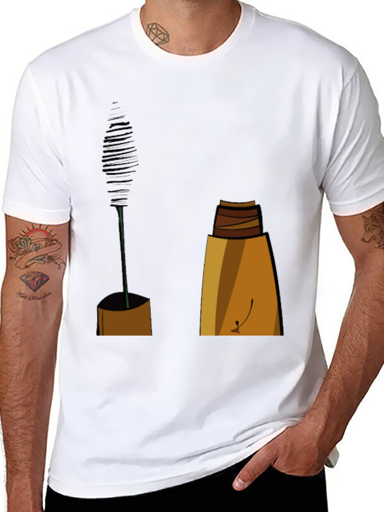 Mascara Graphic Tee - Beauty Lover Fashion