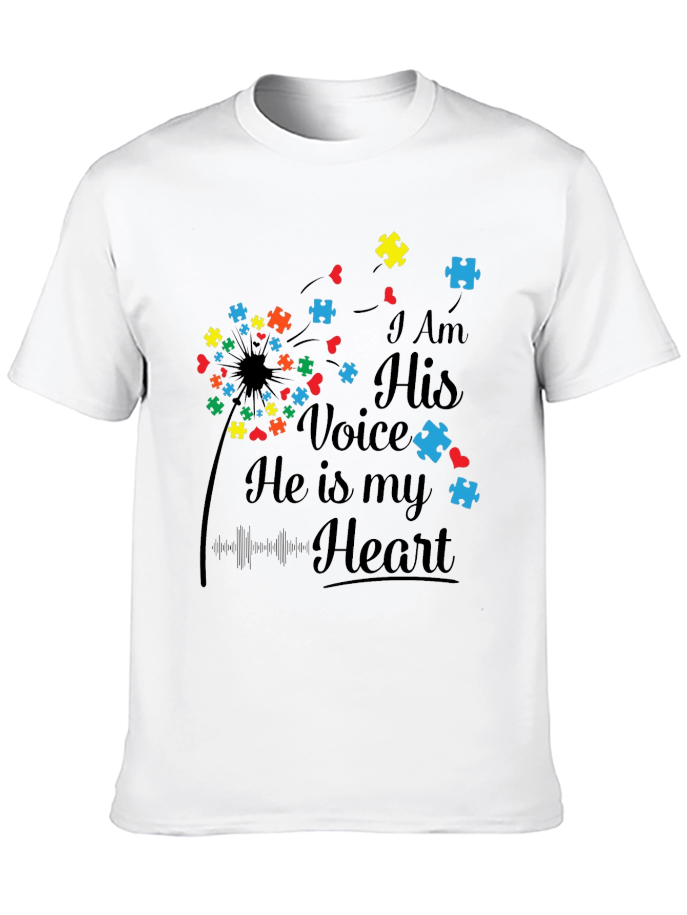 Autism Awareness I Am His Voice T-Shirt