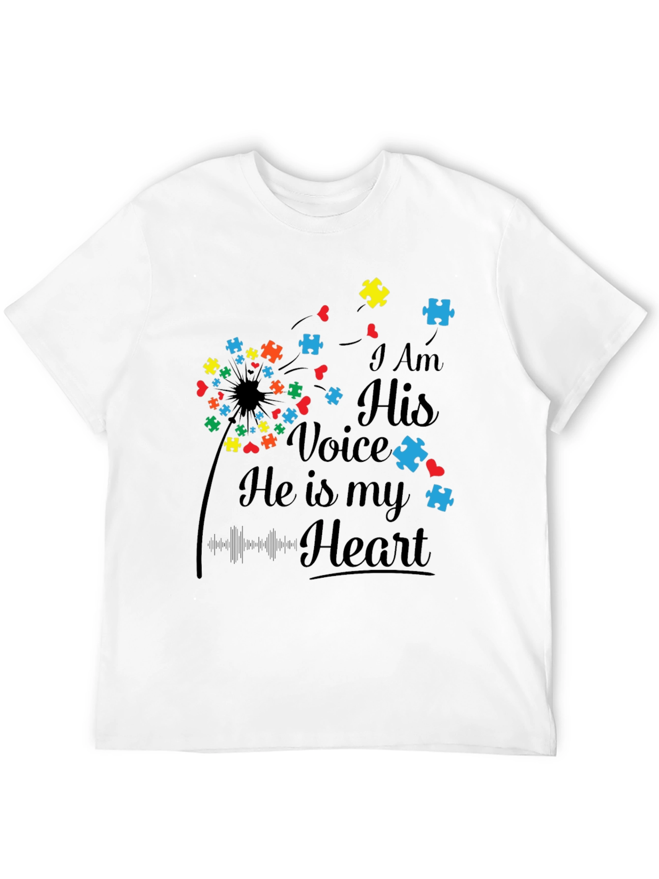 Autism Awareness I Am His Voice T-Shirt