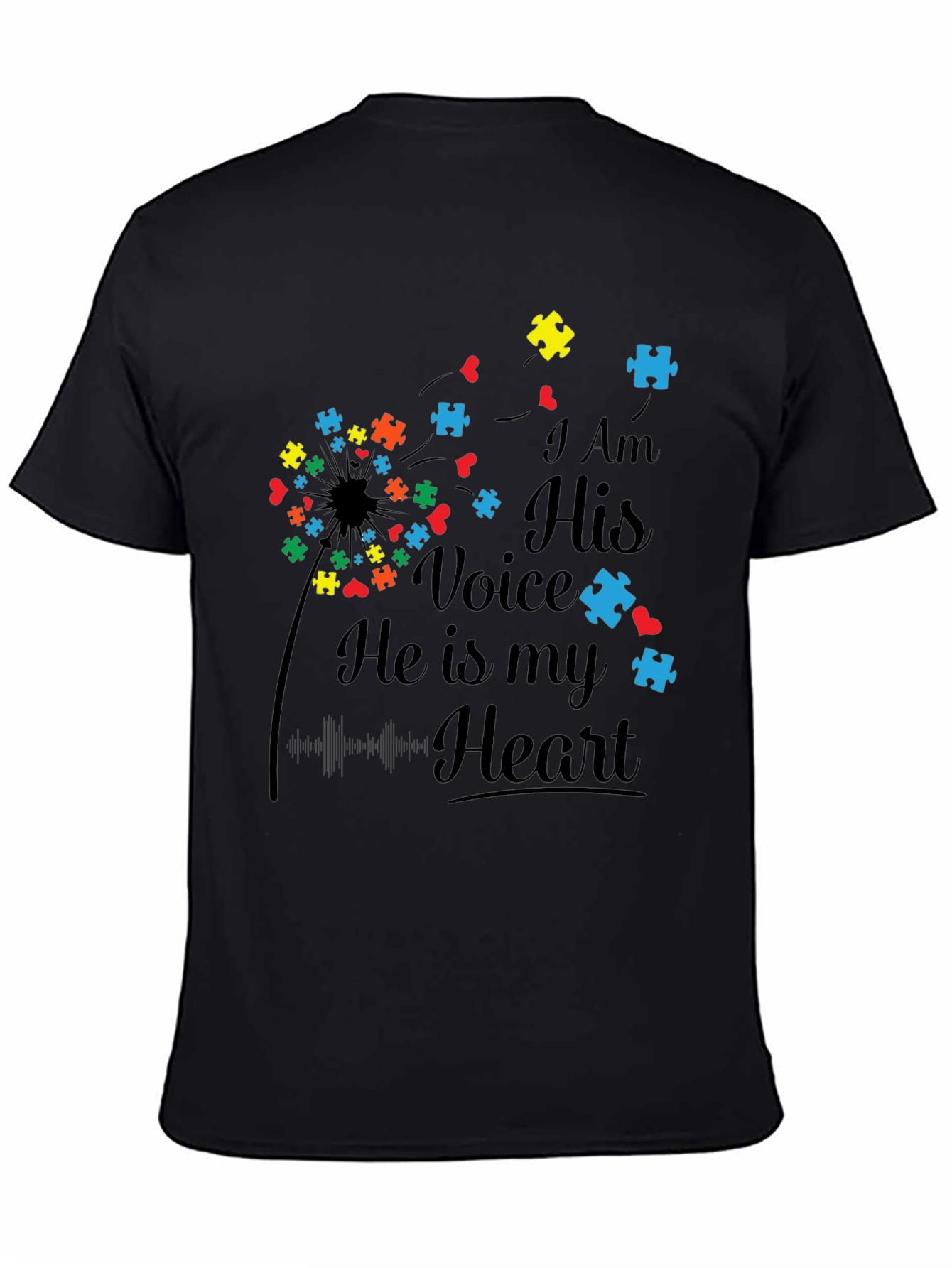 Autism Awareness I Am His Voice T-Shirt