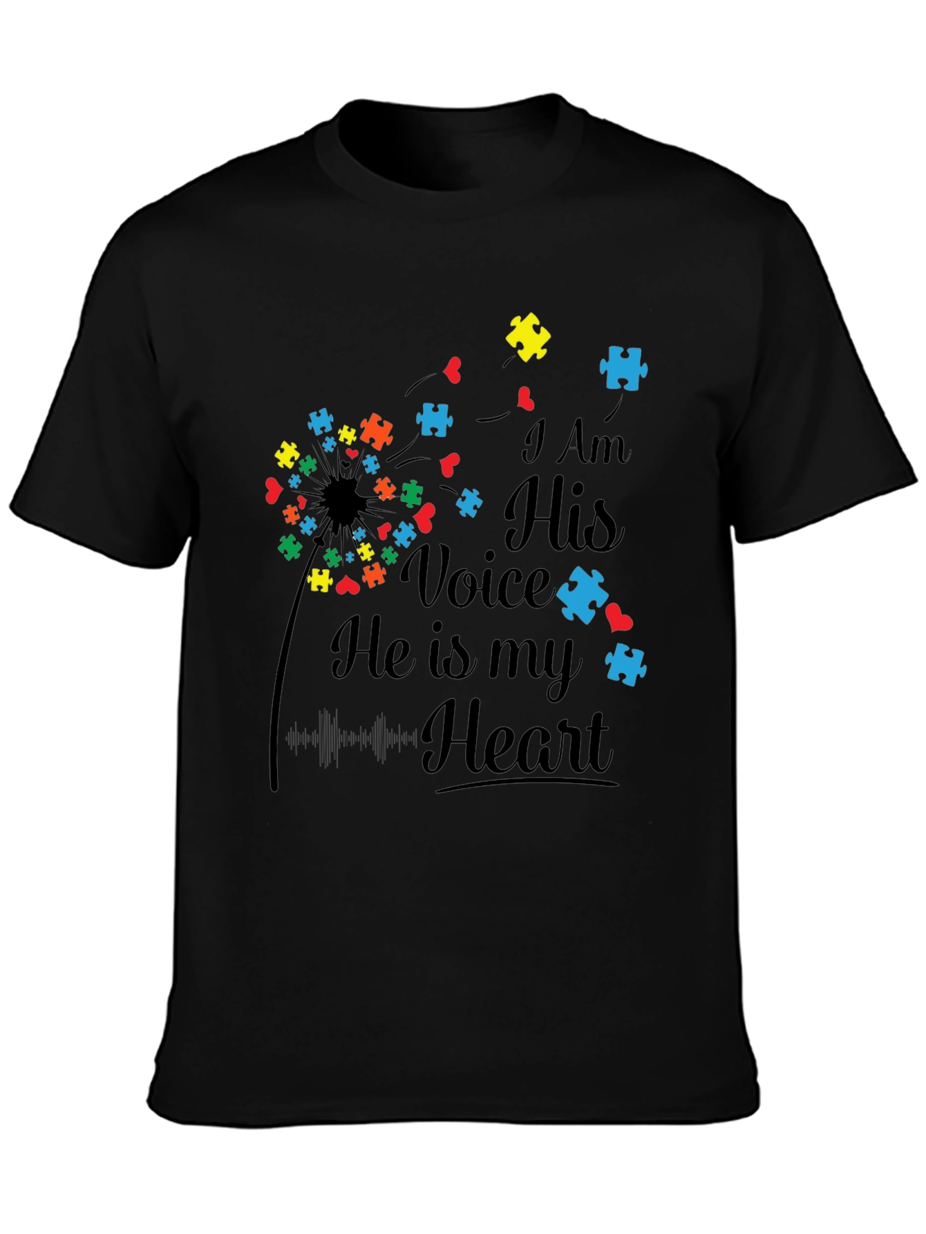 Autism Awareness I Am His Voice T-Shirt