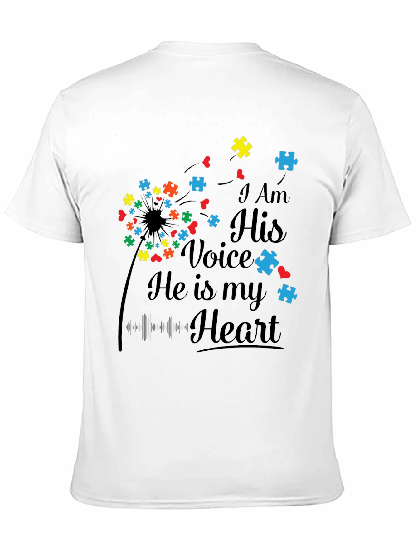 Autism Awareness I Am His Voice T-Shirt