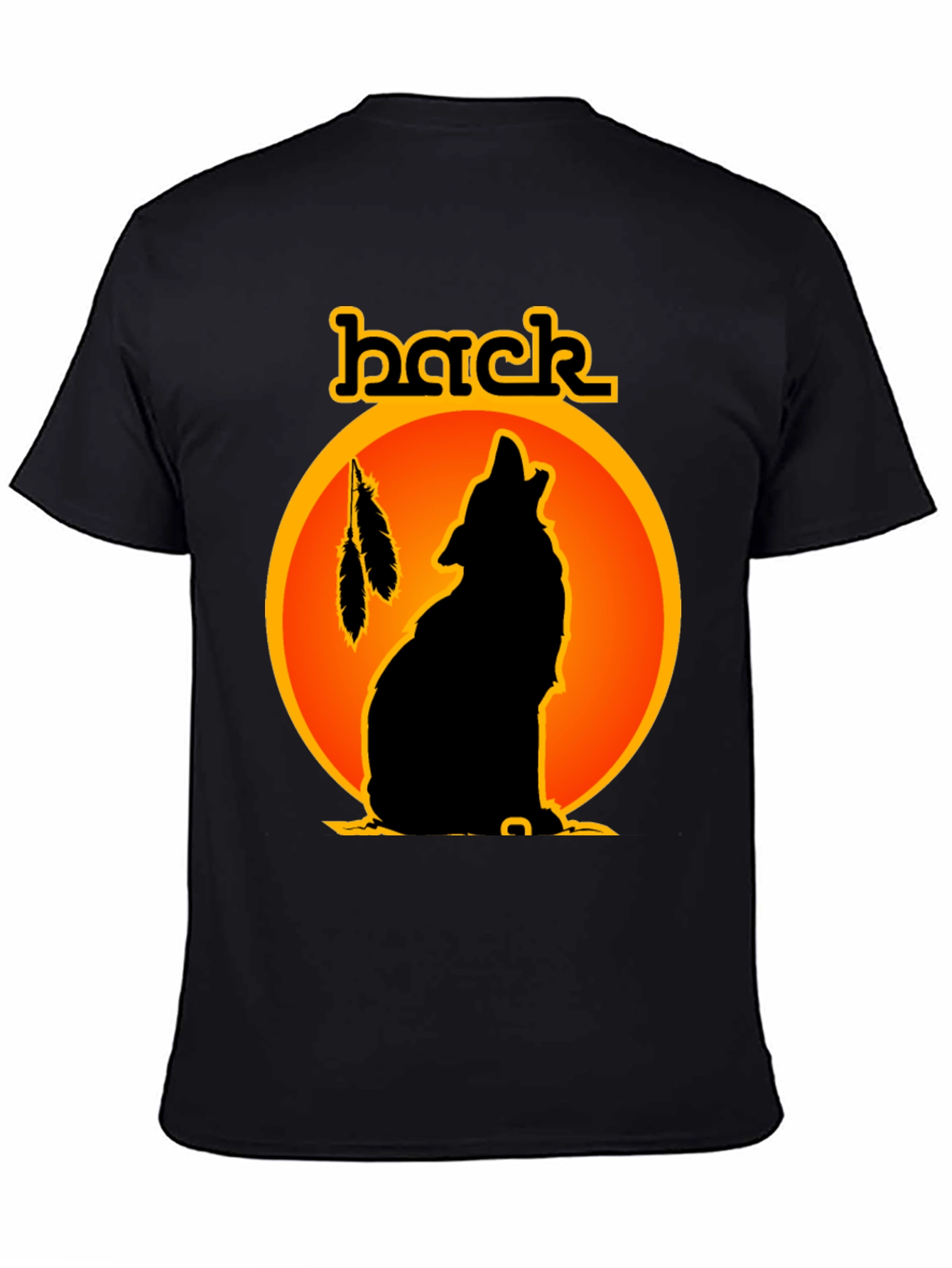 Wolf Silhouette Graphic Tee
