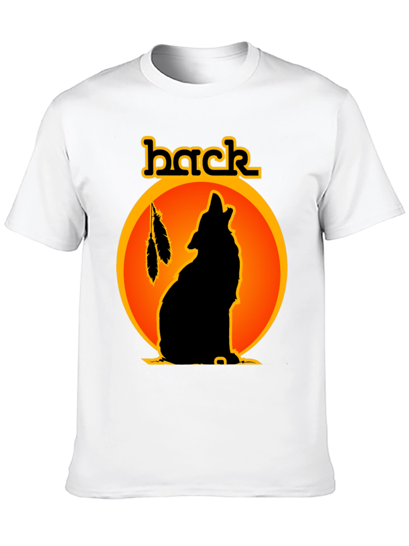 Wolf Silhouette Graphic Tee