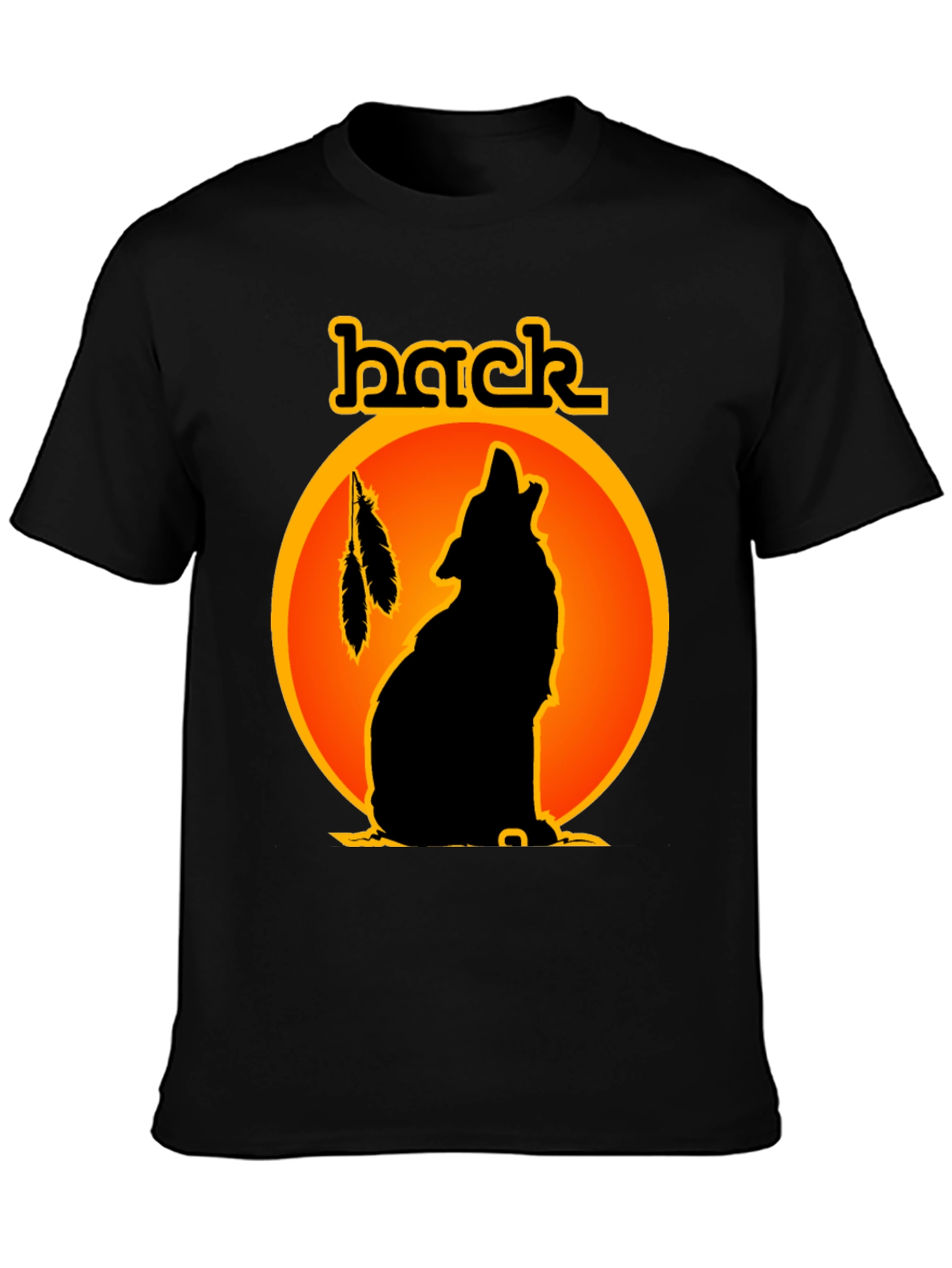 Wolf Silhouette Graphic Tee