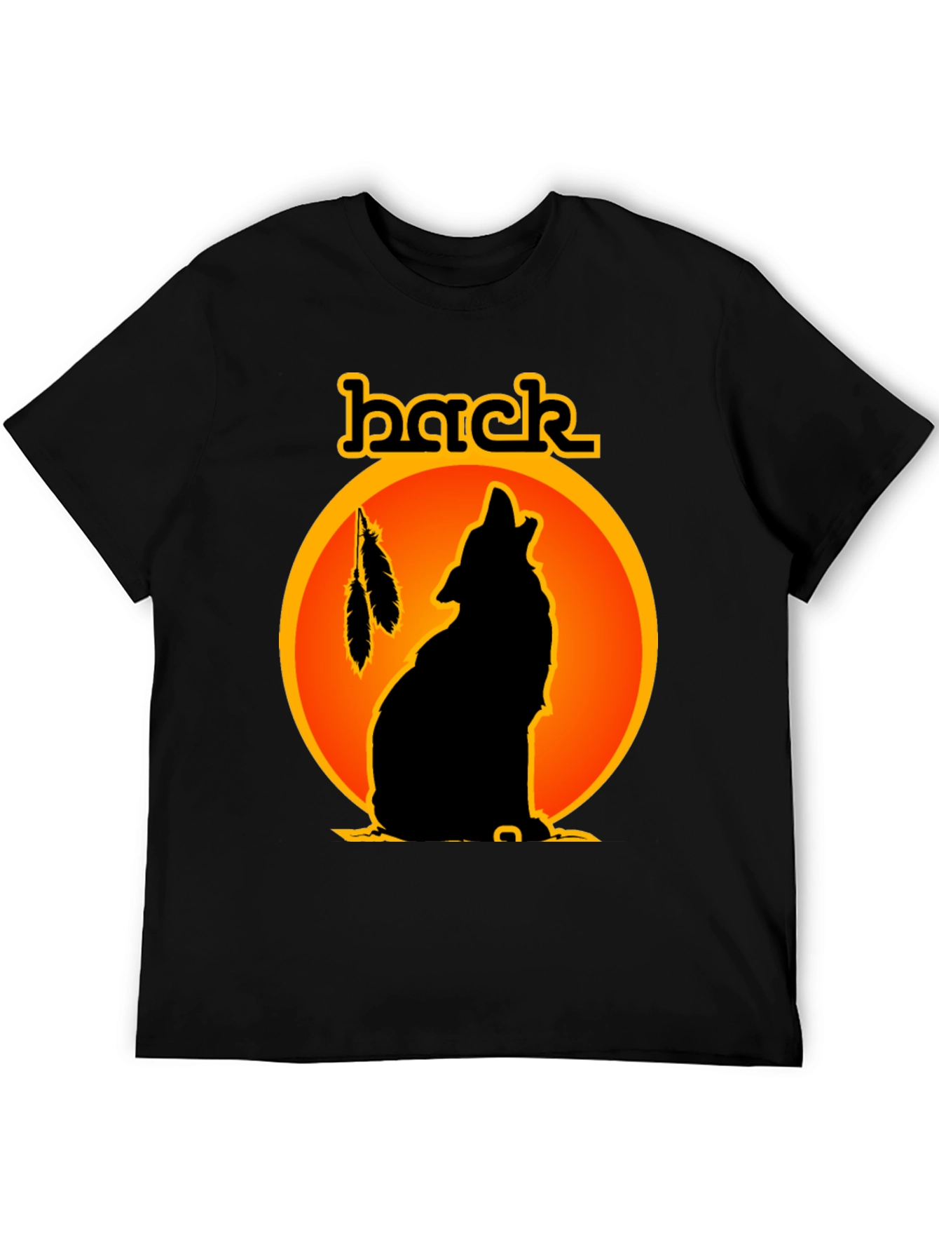 Wolf Silhouette Graphic Tee