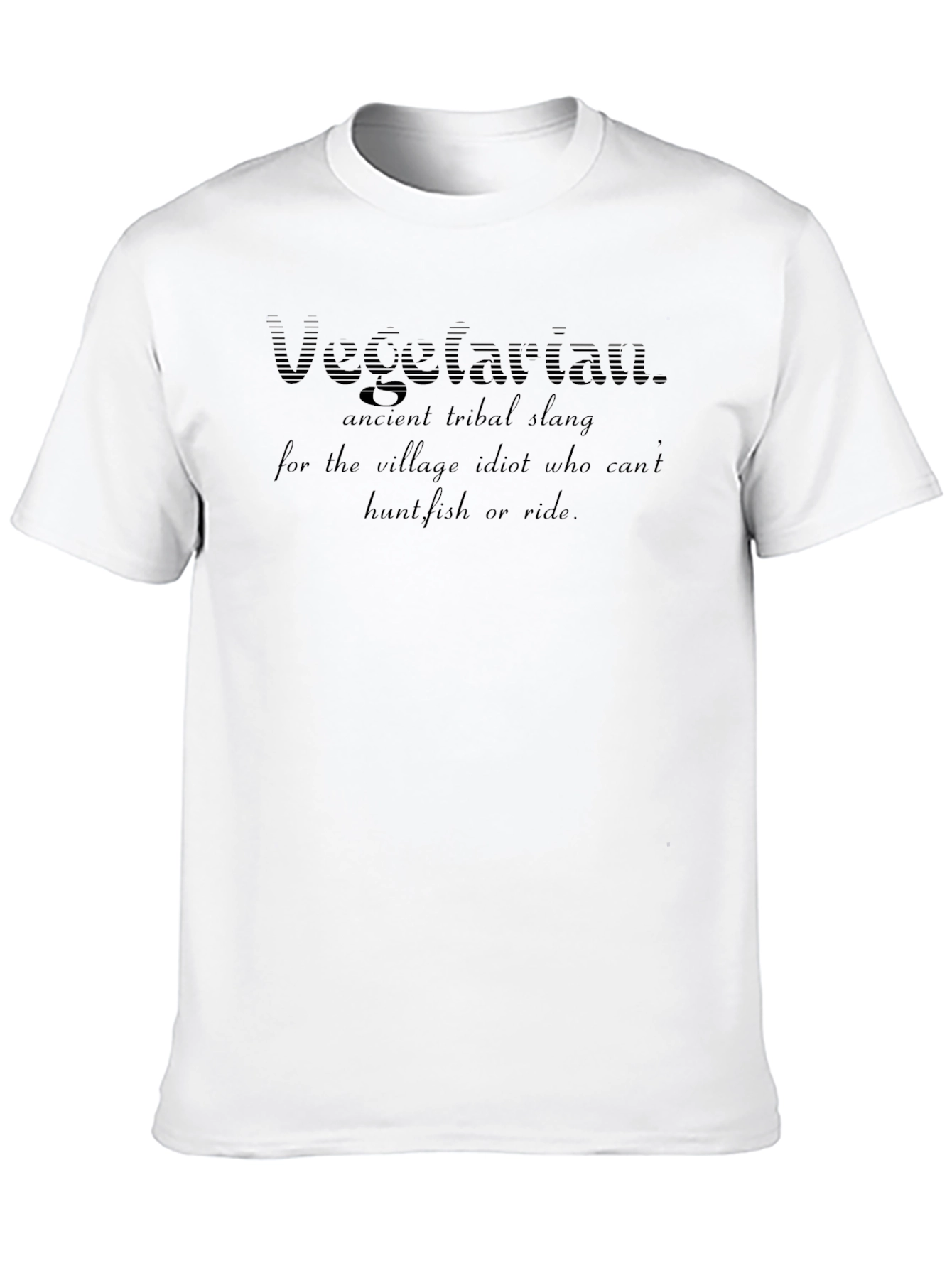 Vegetarian Definition T-Shirt - Humorous Tribal Slang Tee