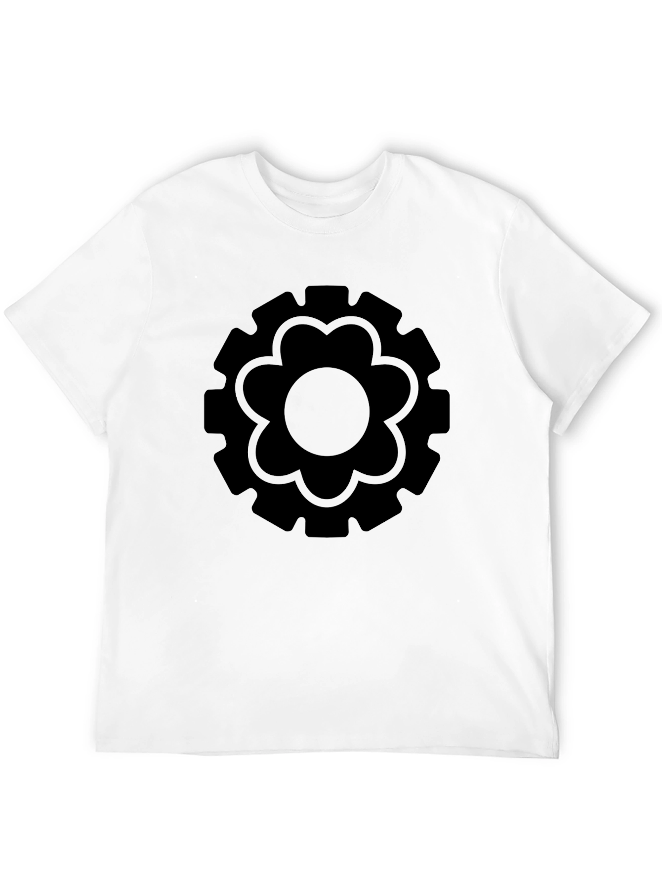 Gear Flower Black T-Shirt