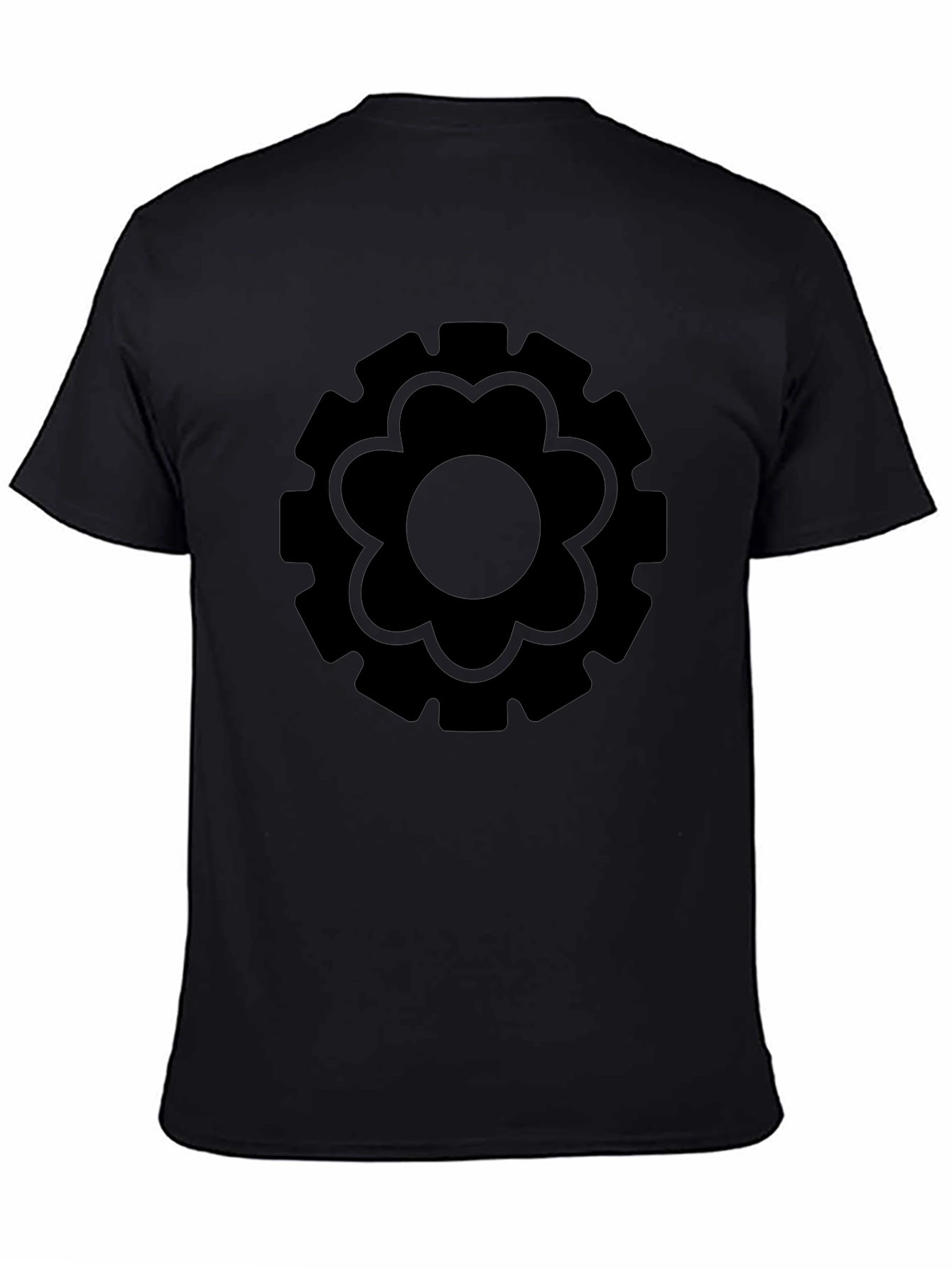 Gear Flower Black T-Shirt