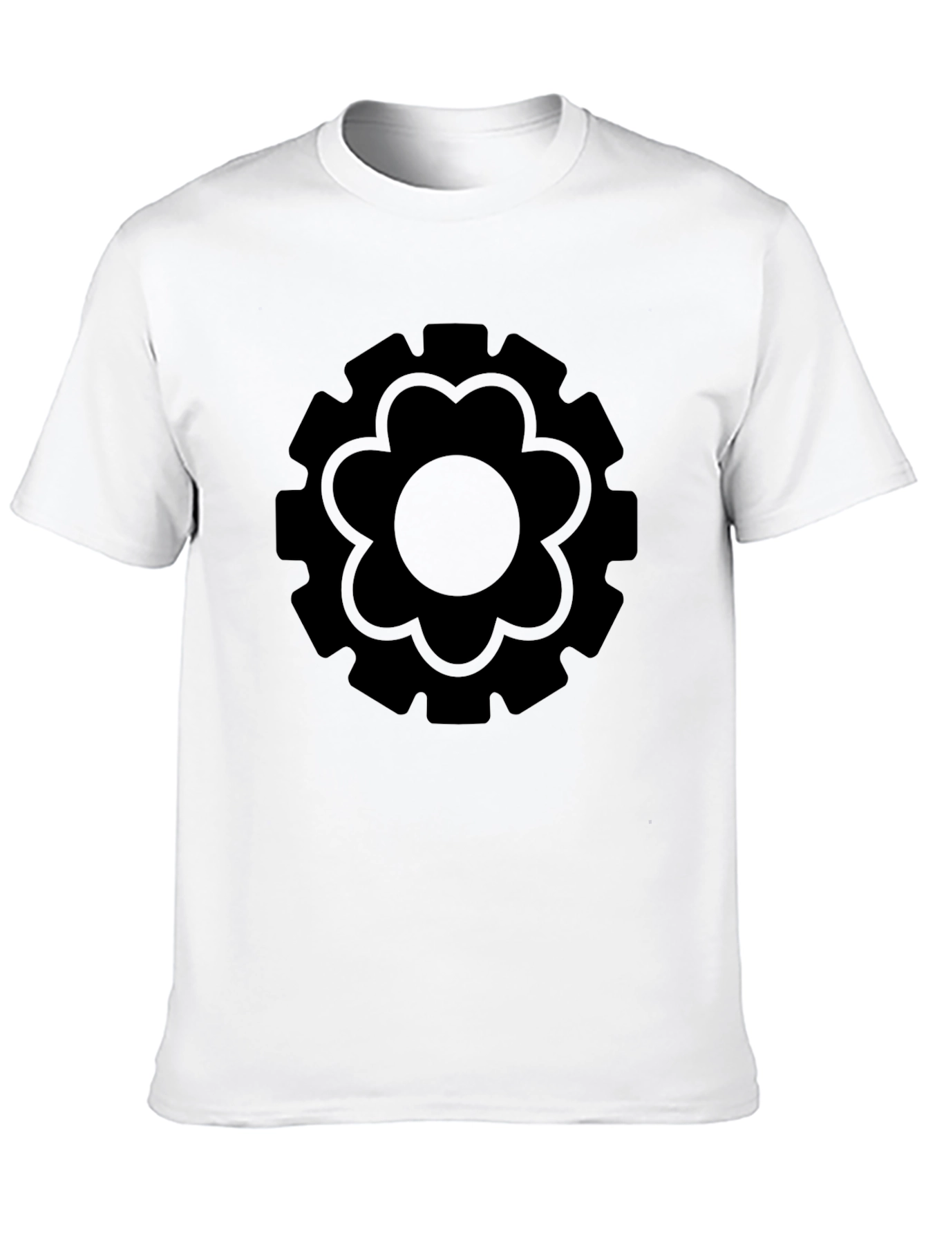 Gear Flower Black T-Shirt