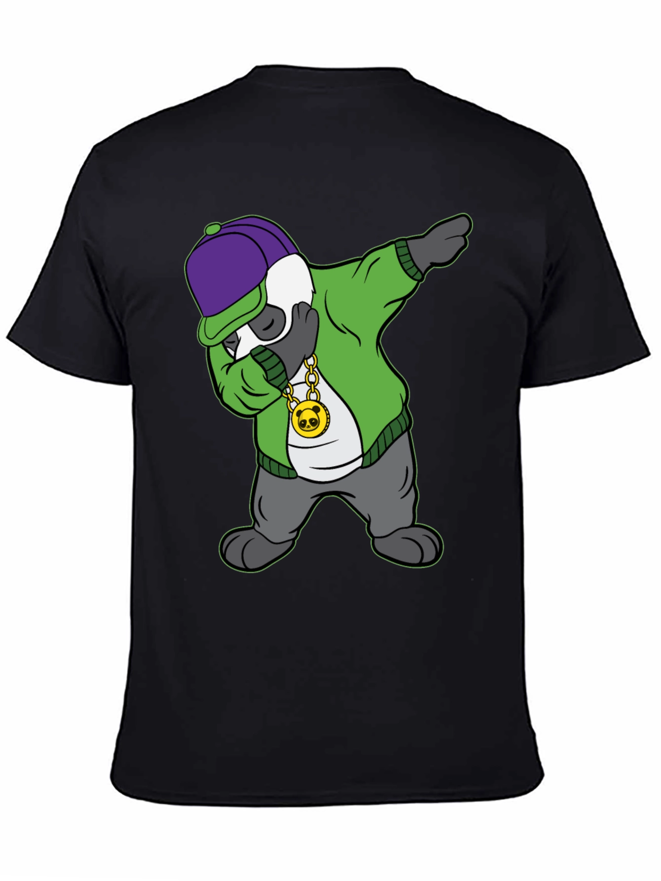 Dabbing Panda Graphic Tee - Cool Cartoon Animal Shirt