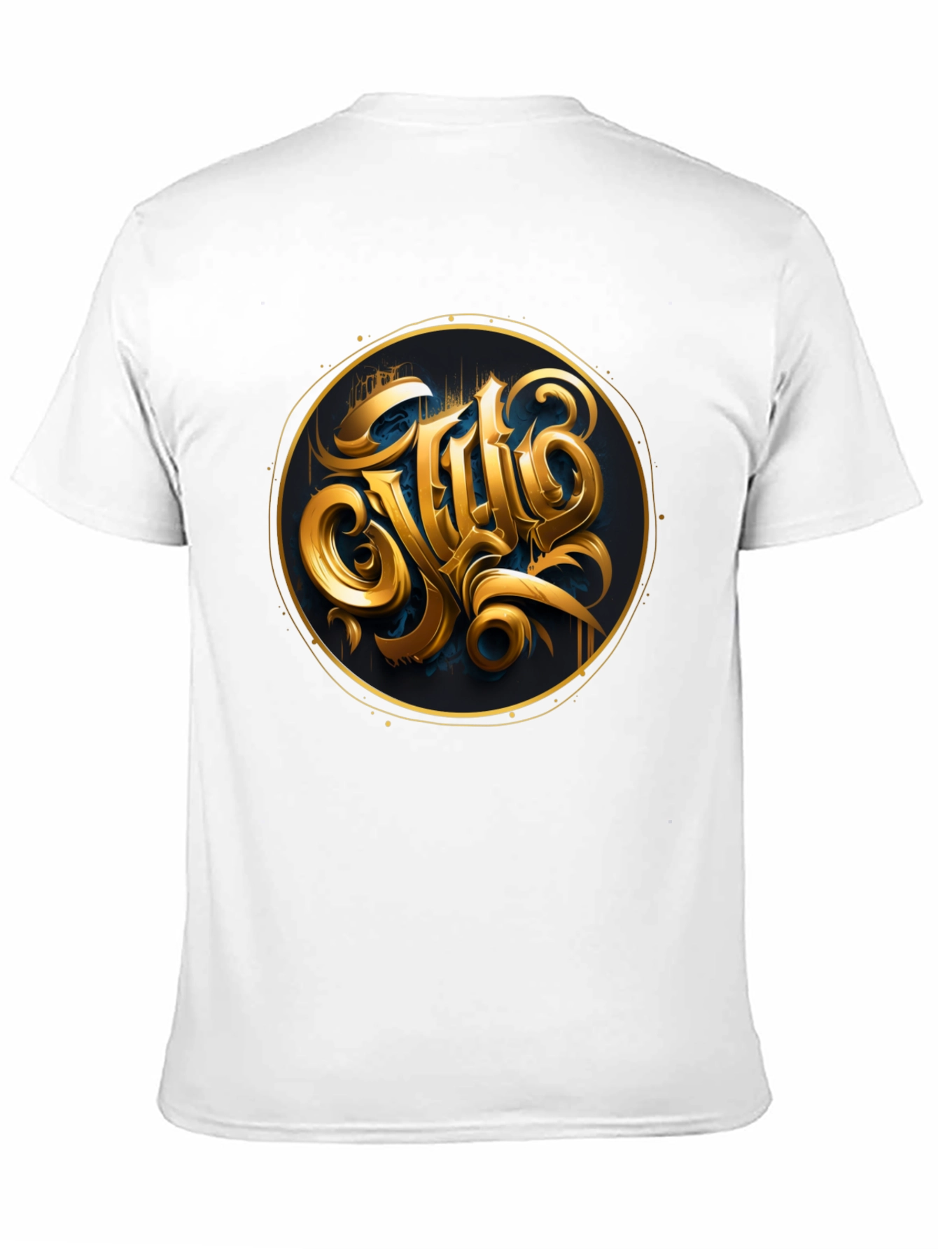 Gold Emblem Black T-Shirt